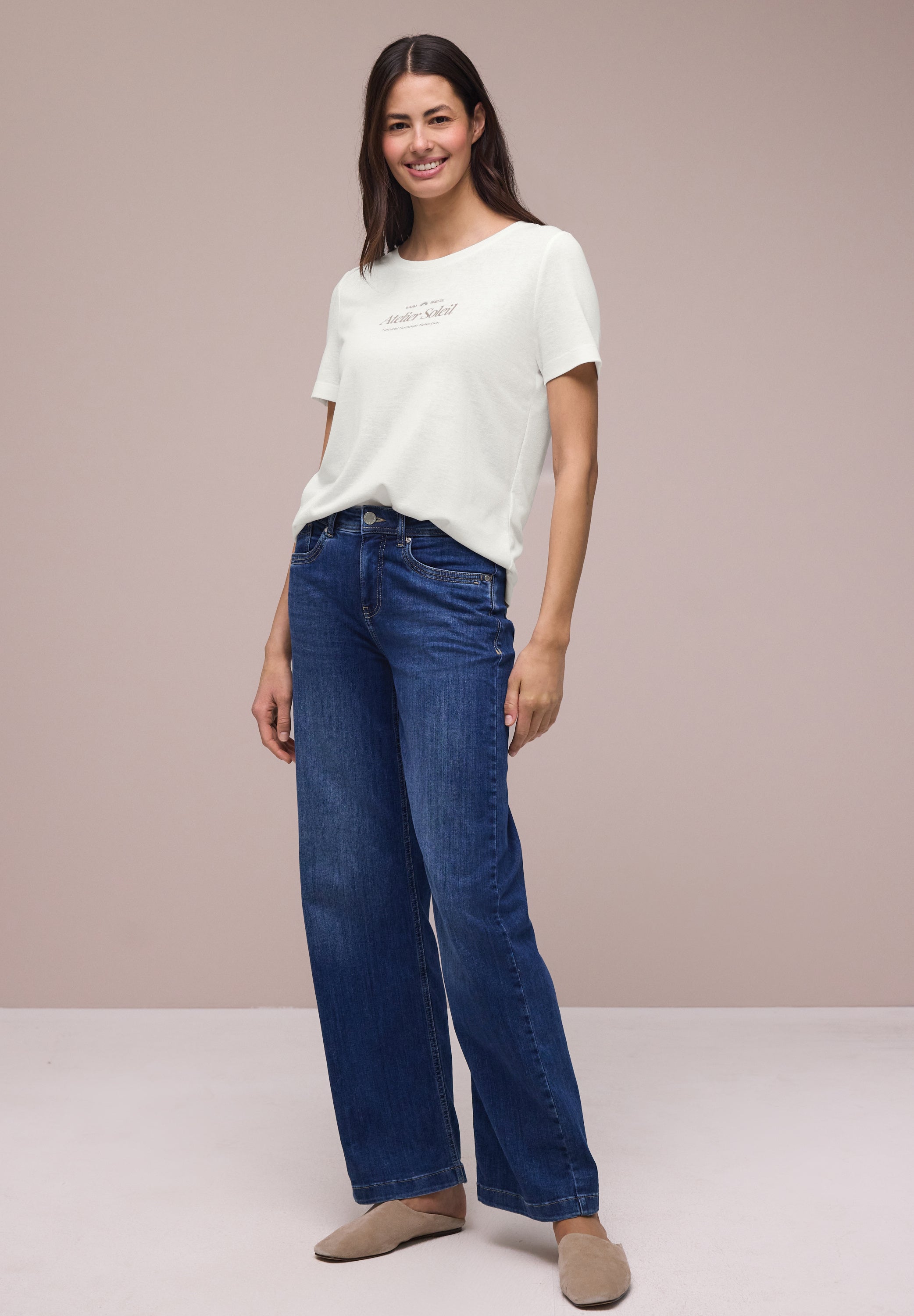 Street One Damen T-Shirts  Off White