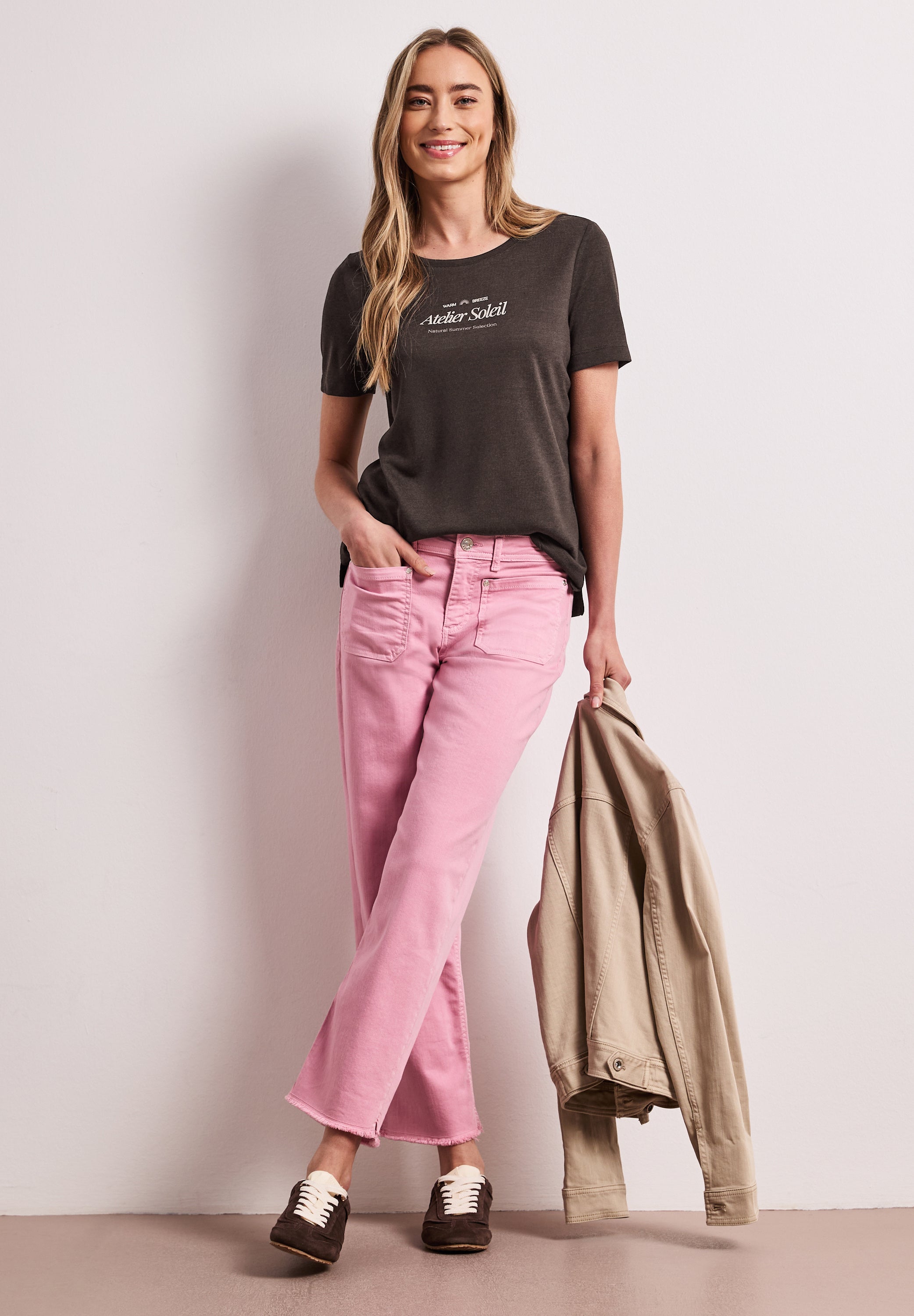 Street One Damen T-Shirts Espresso