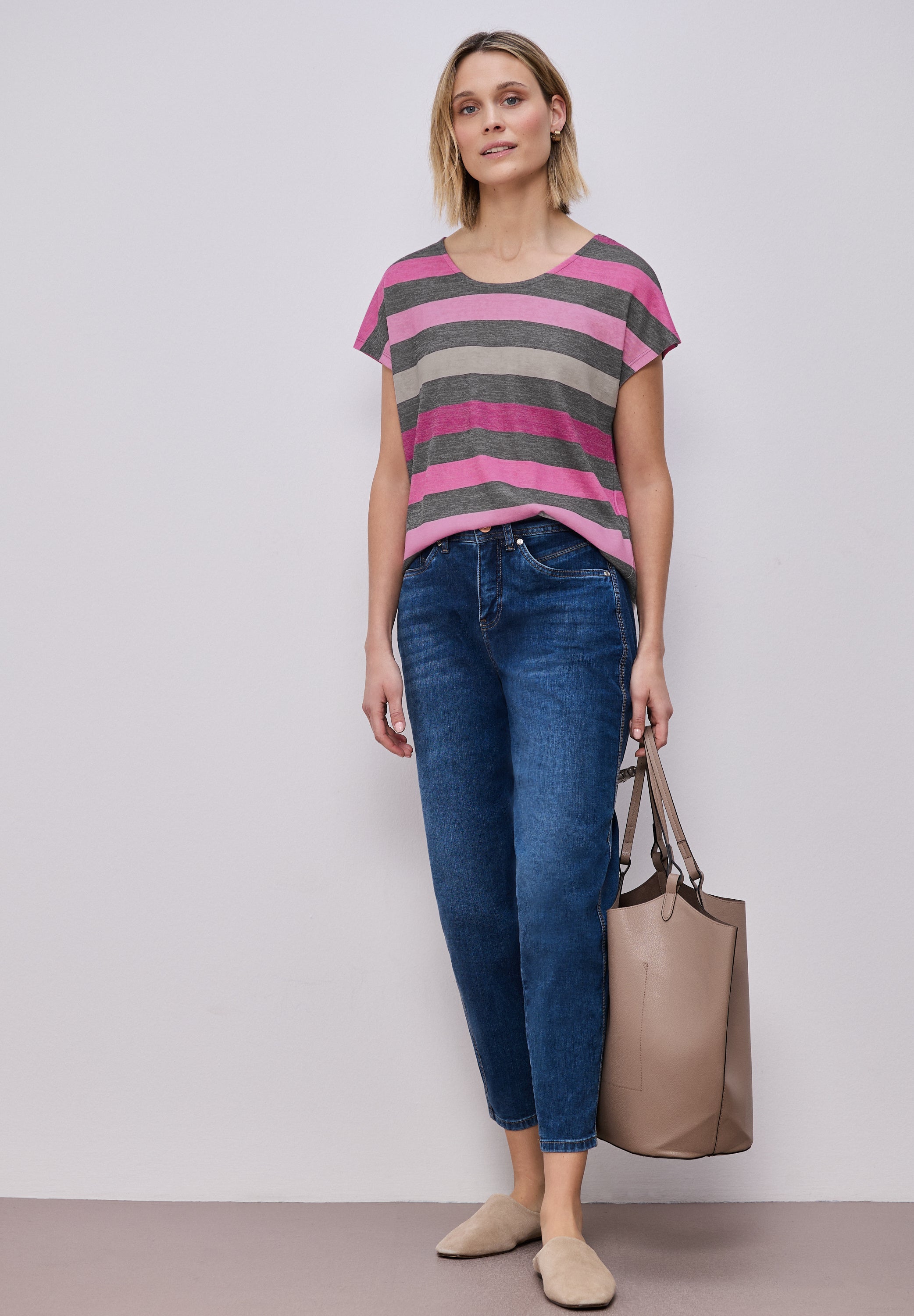 Street One Damen T-Shirts Espresso
