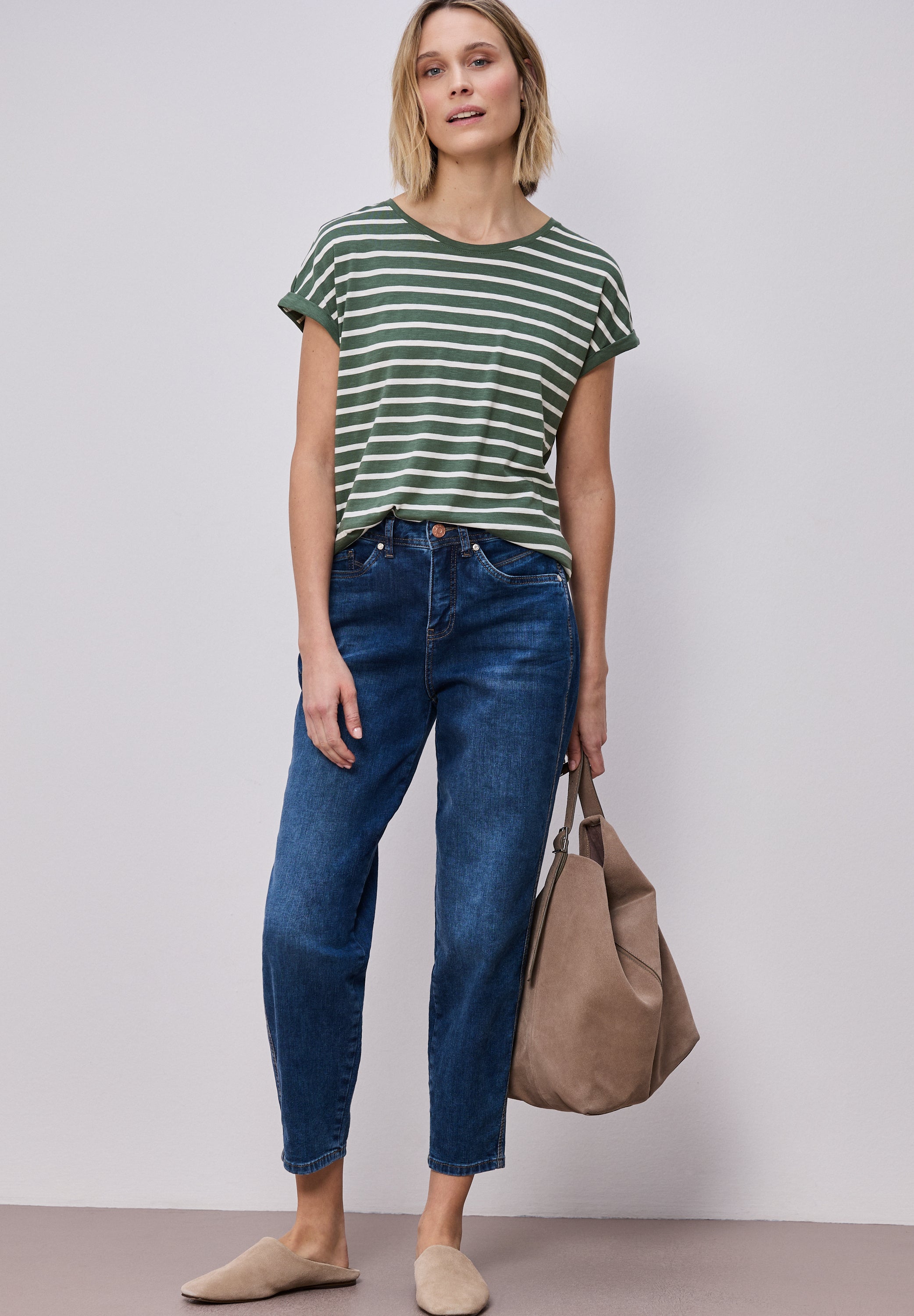Street One Damen T-Shirts  Bound Gre
