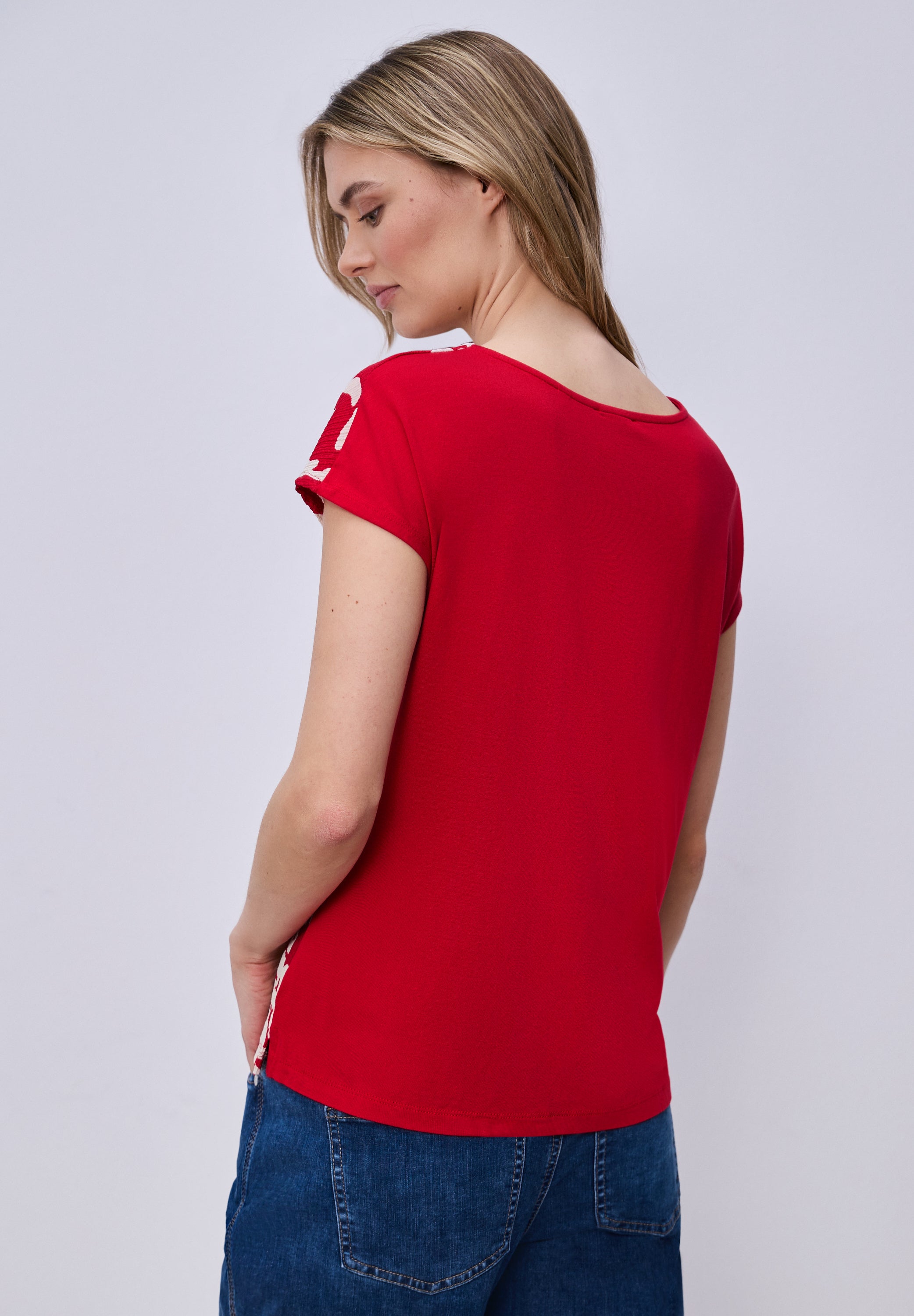 Street One Damen T-Shirts  Salsa Red