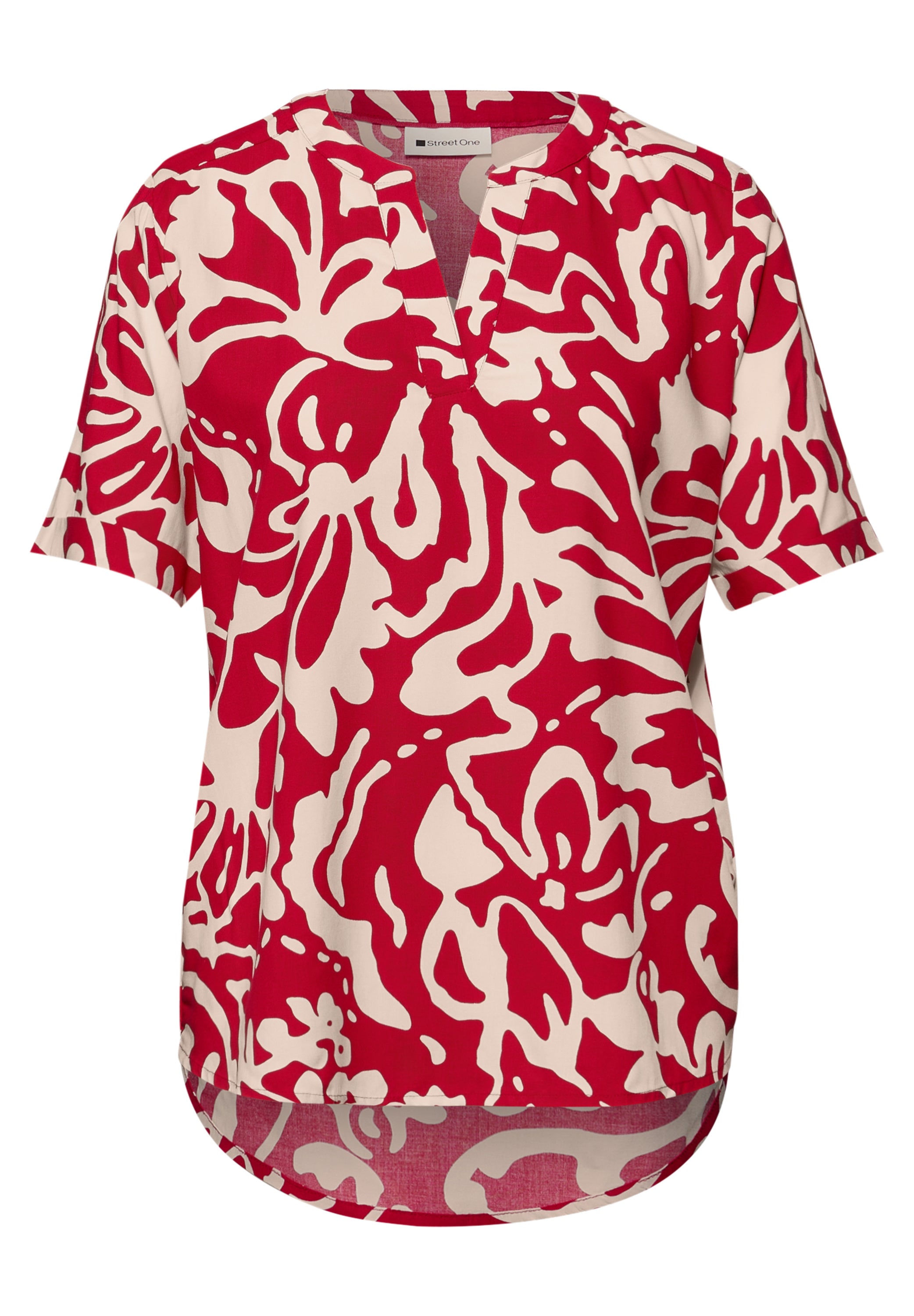 Street One Damen Blusen  Salsa Red