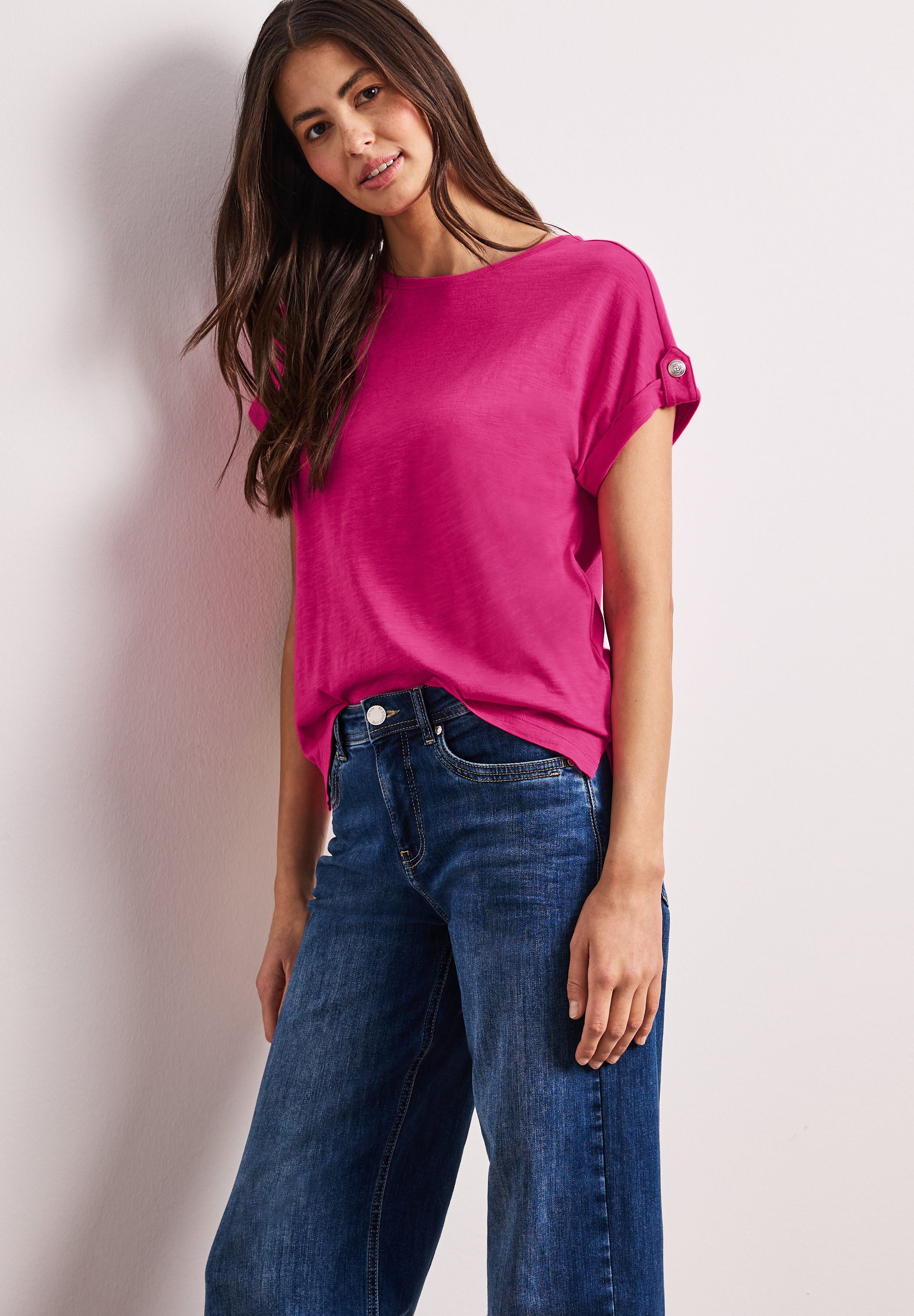 Street One Damen T-Shirts  Magenta D