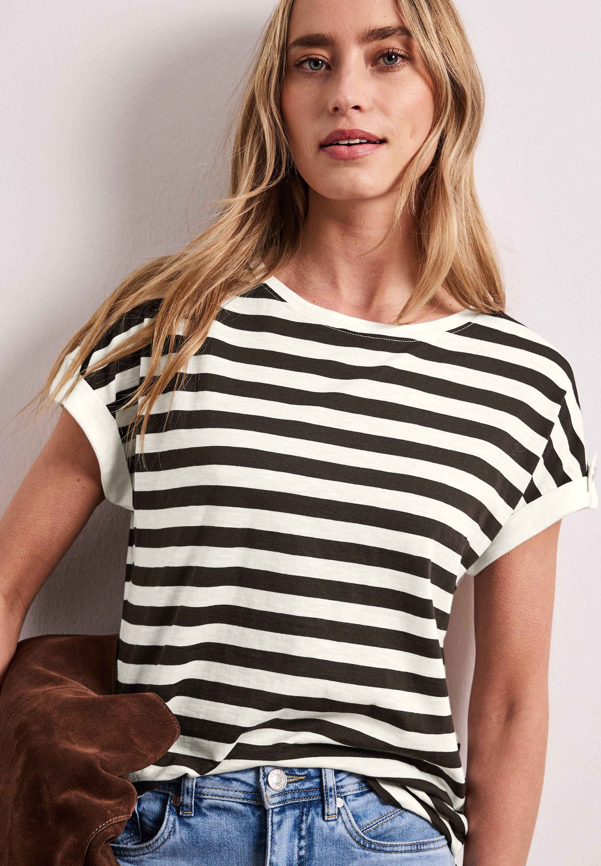 Street One Damen T-Shirts  Espresso