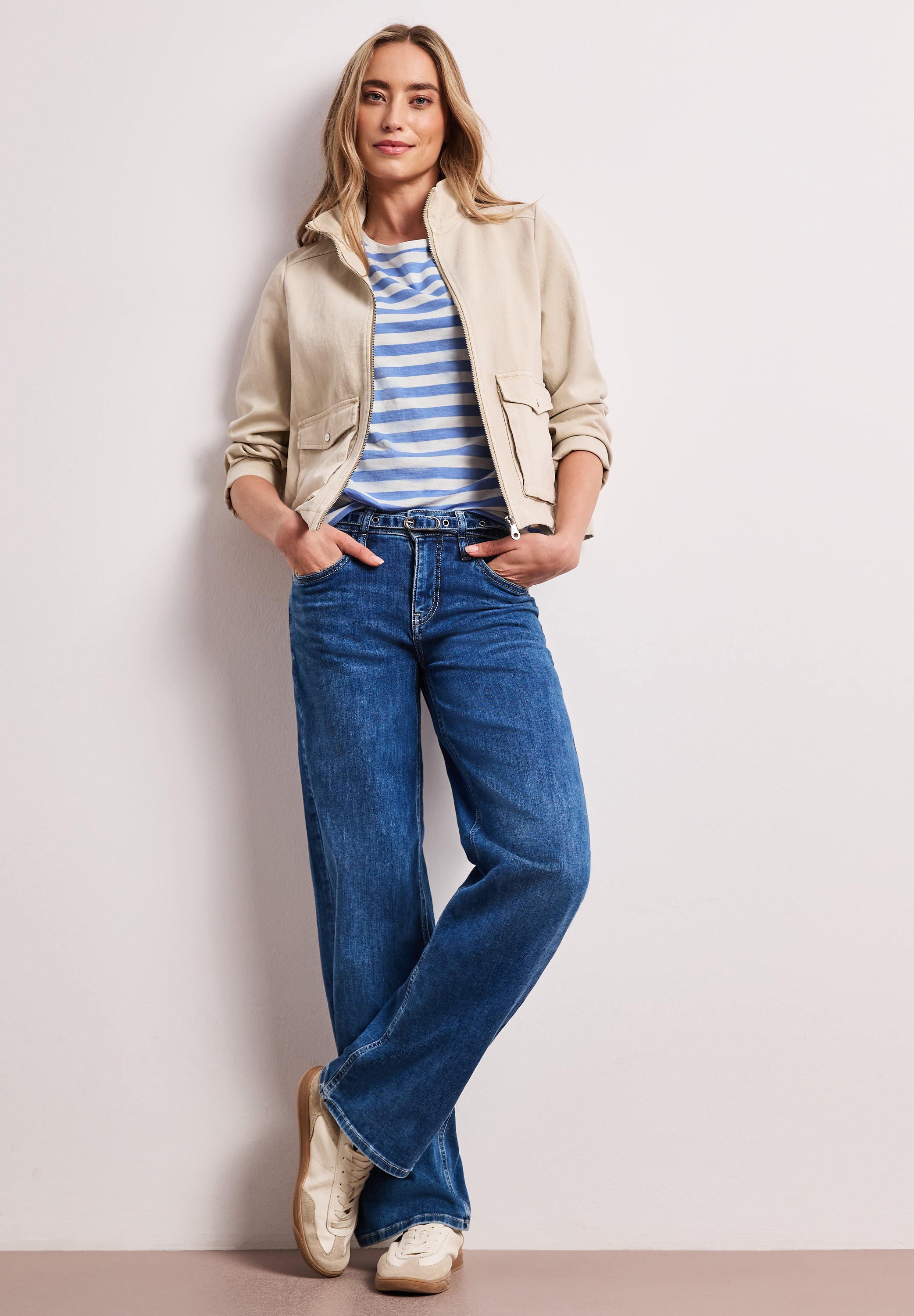 Street One Damen T-Shirts  Drift Blu