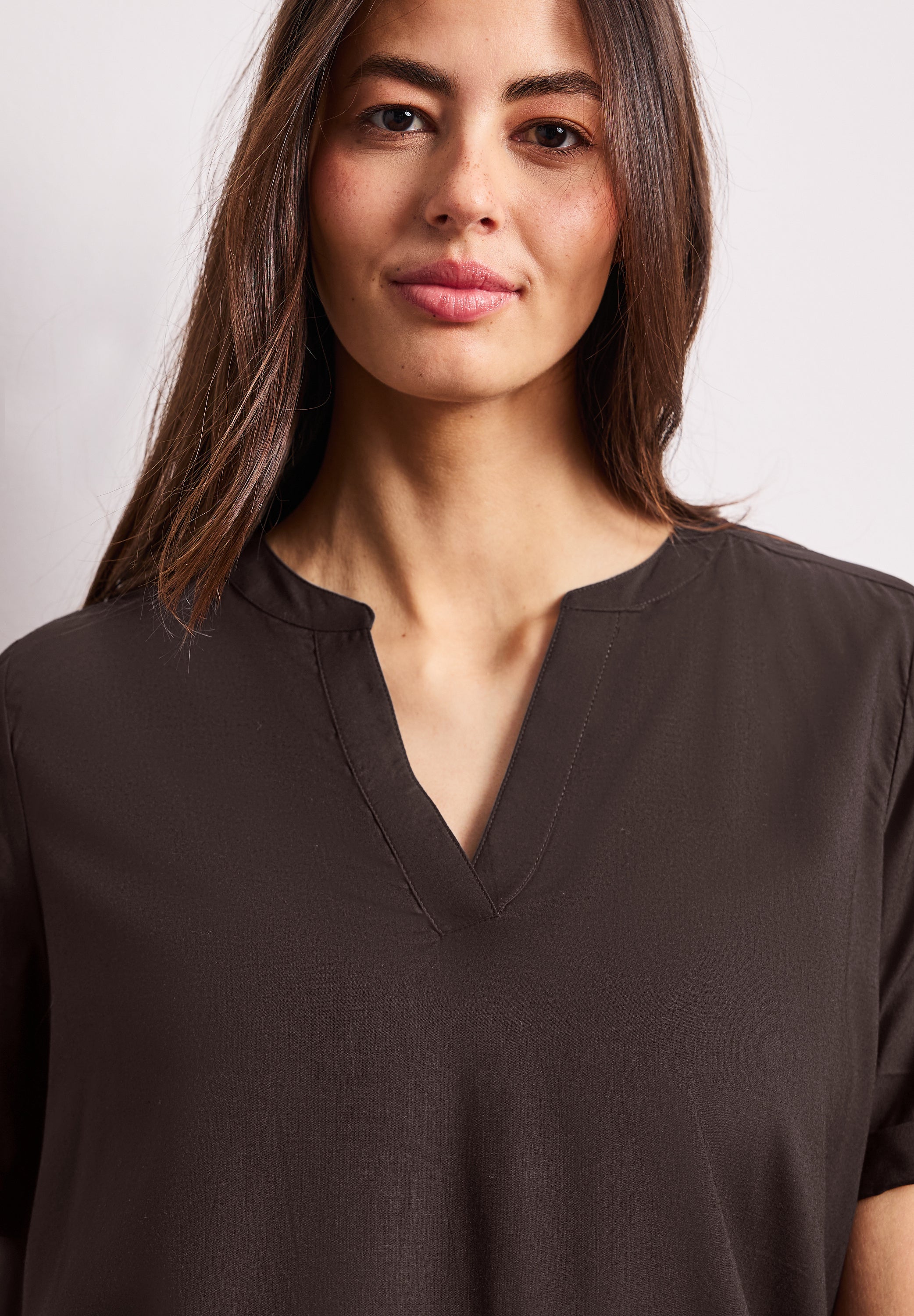 Street One Damen Blusen  Espresso