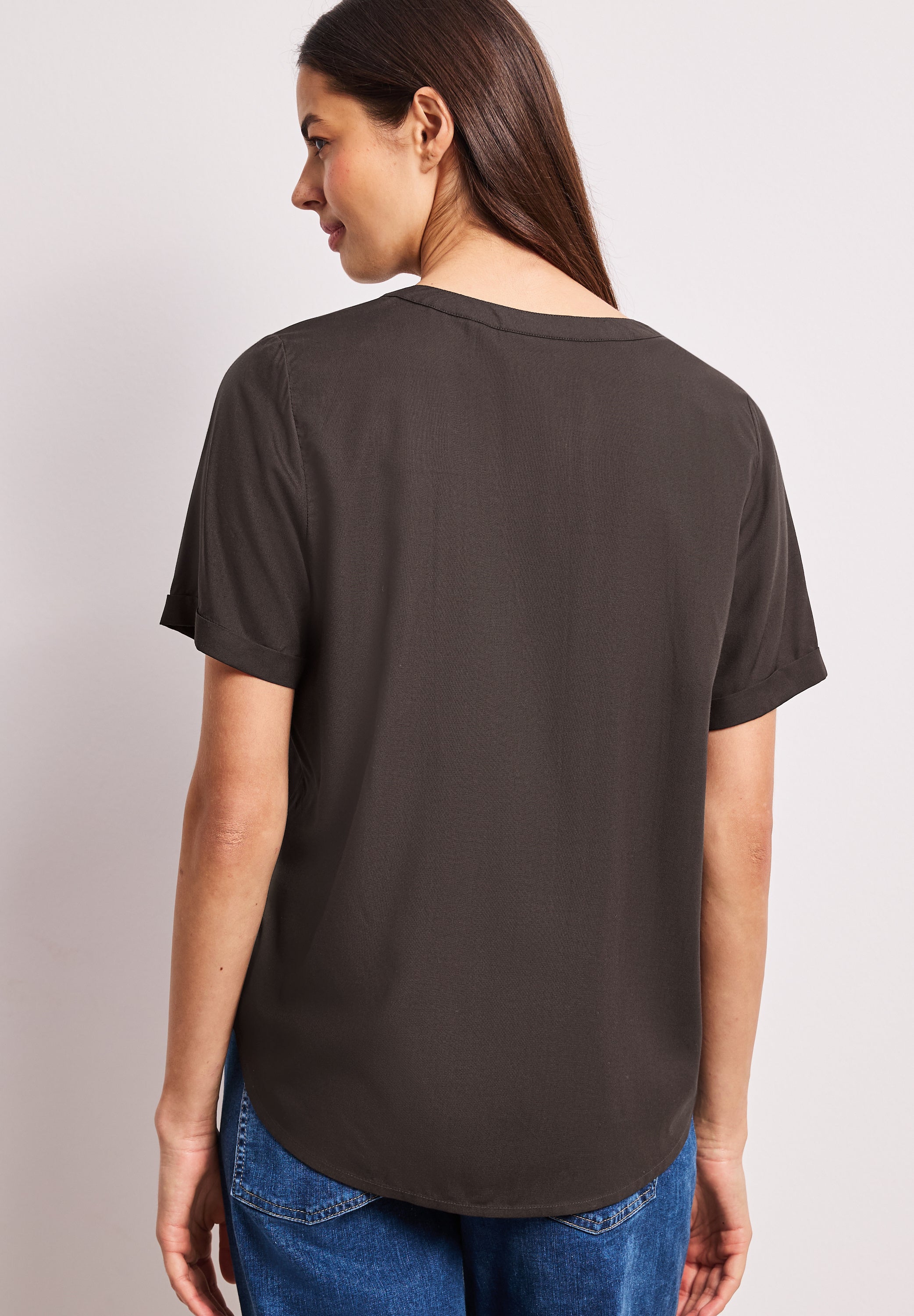 Street One Damen Blusen  Espresso