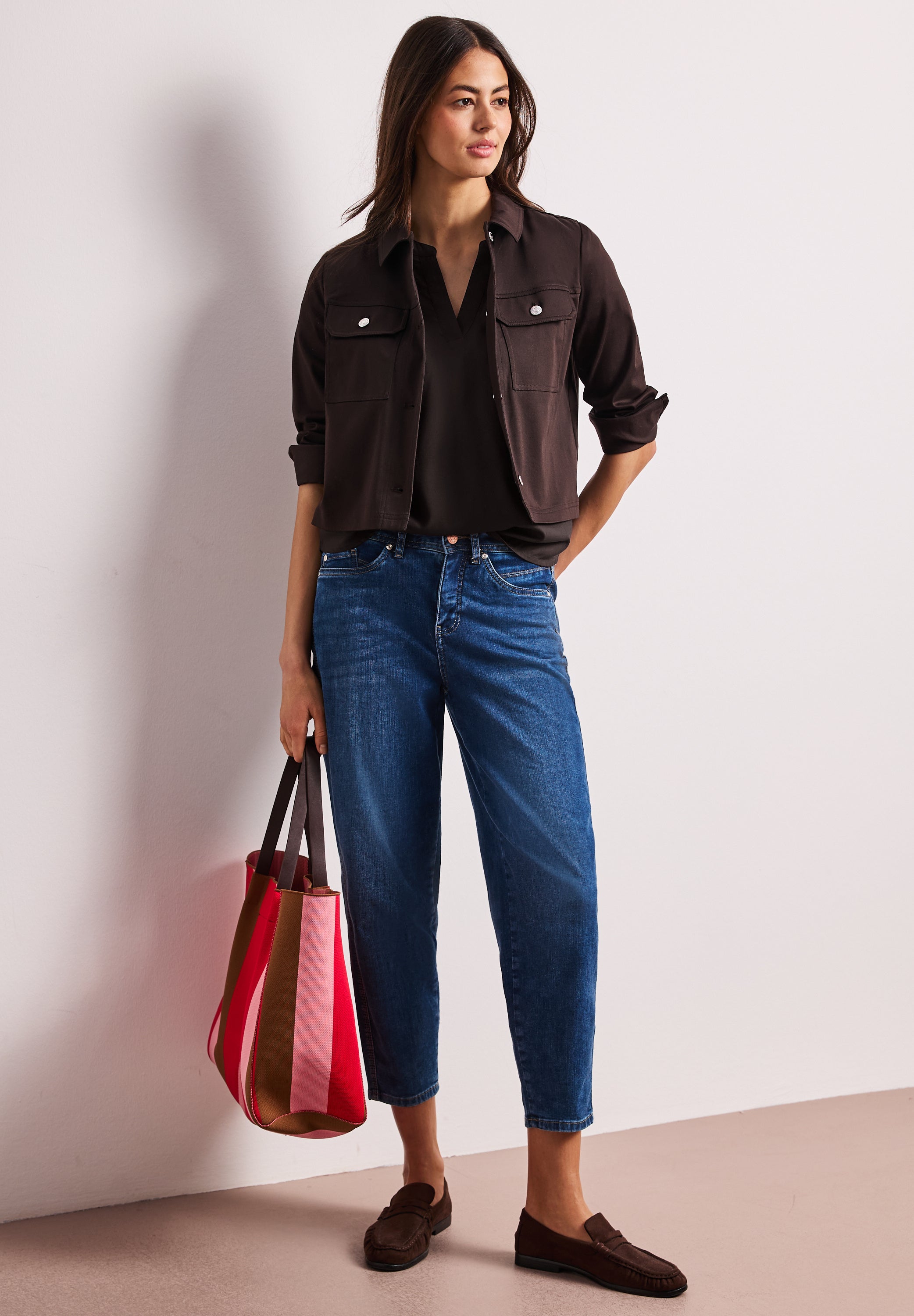 Street One Damen Blusen Espresso
