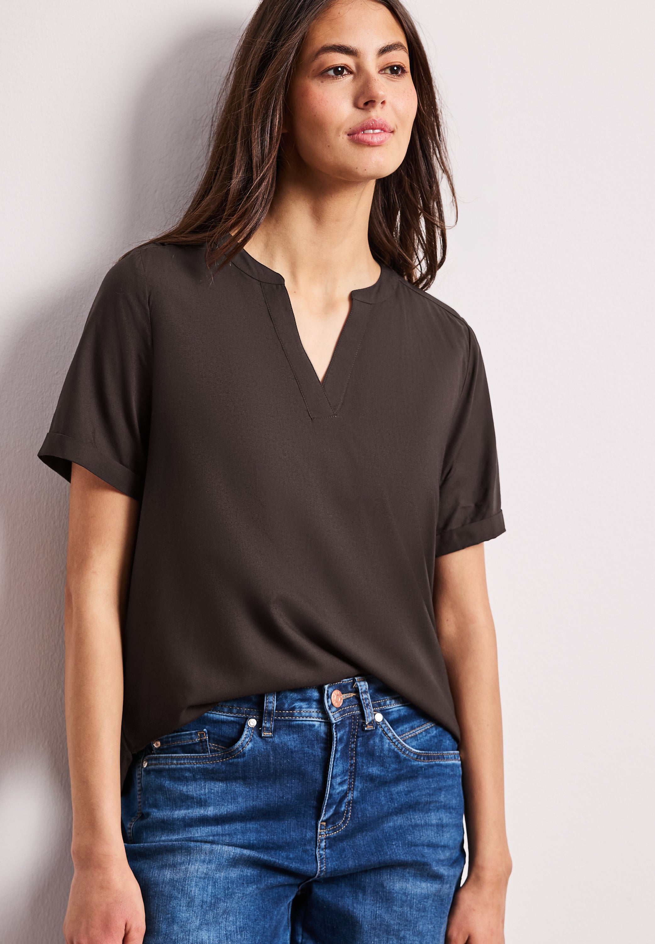 Street One Damen Blusen Espresso