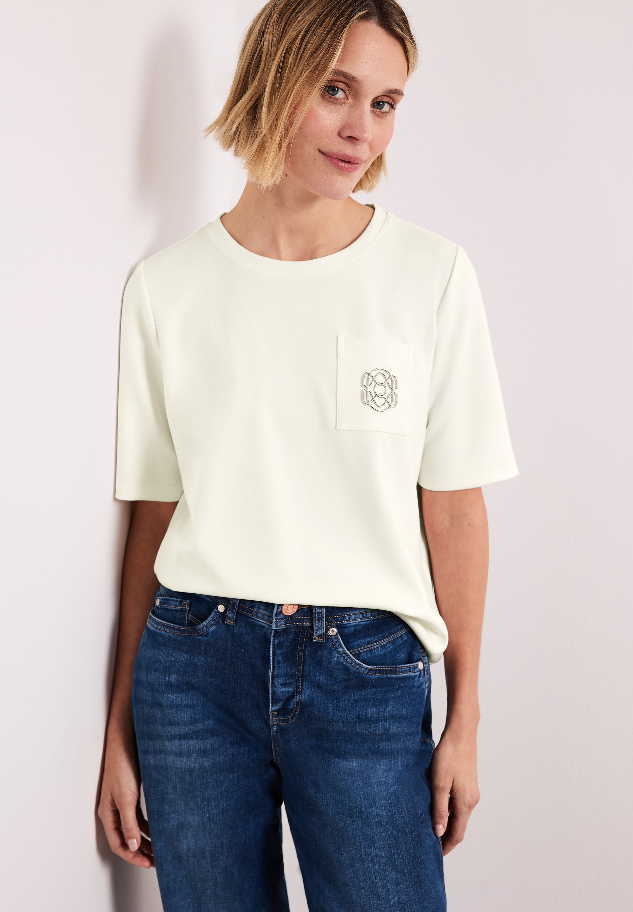Street One Damen T-Shirts  Off White