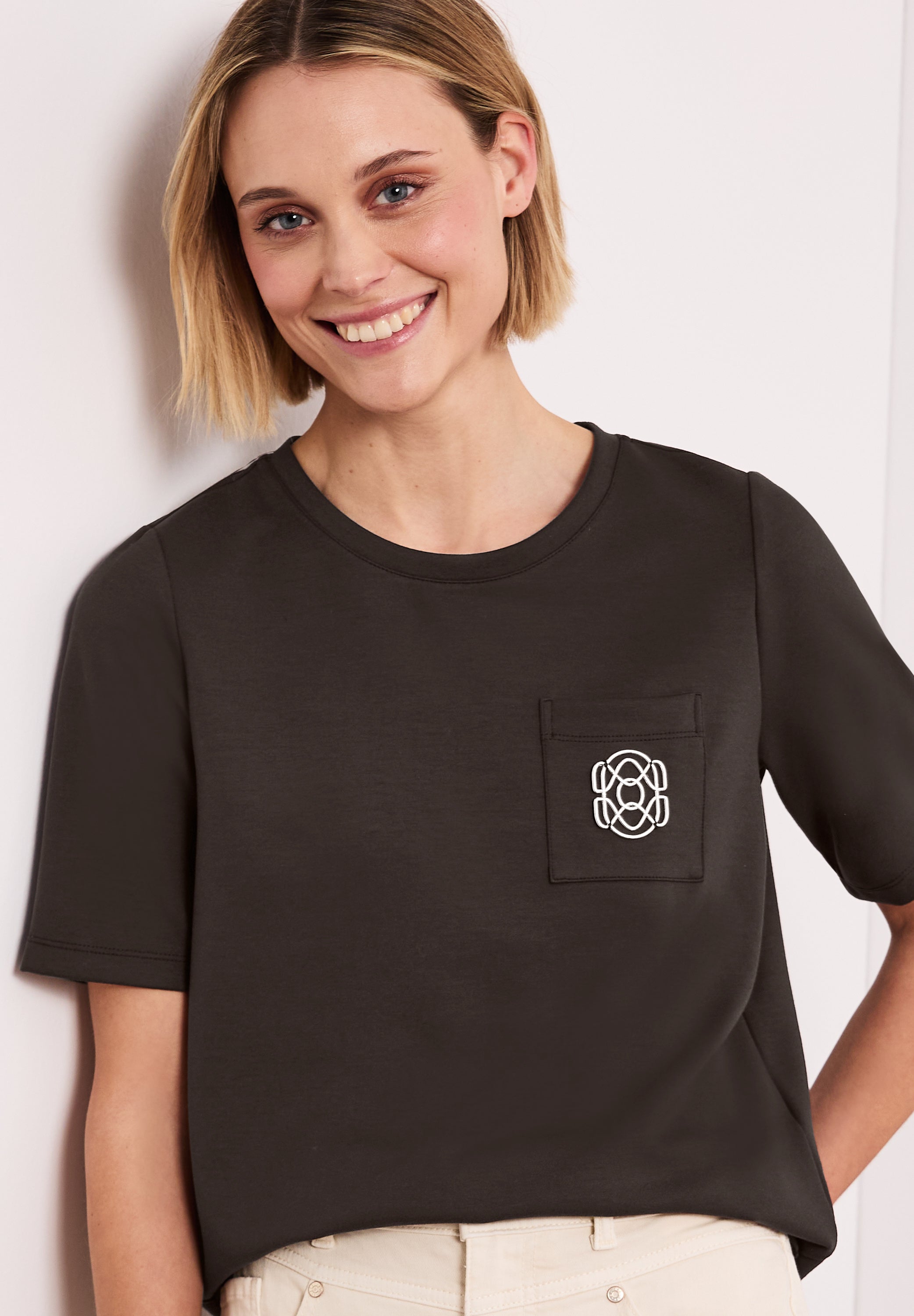 Street One Damen T-Shirts  Espresso
