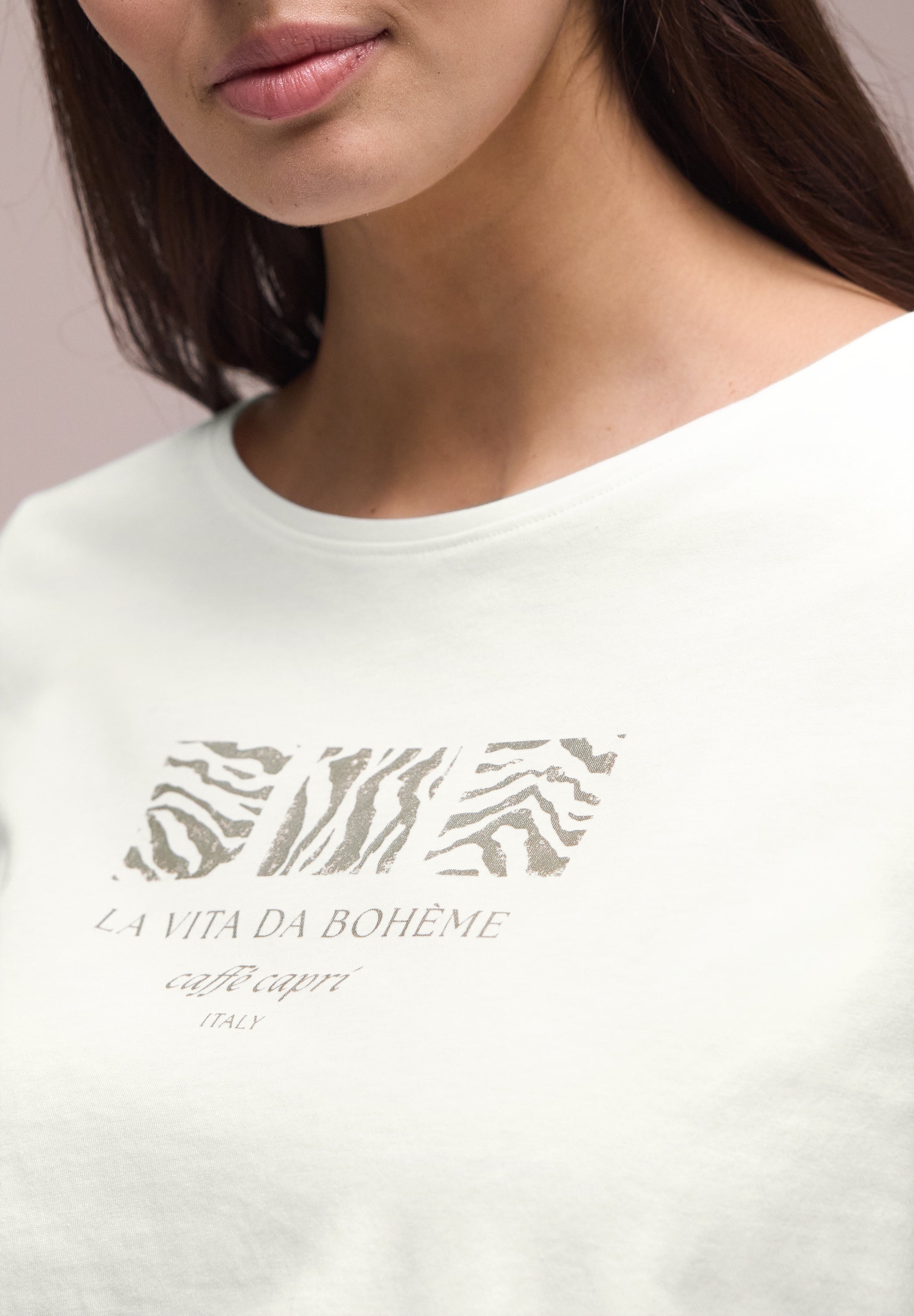 Street One Damen T-Shirts Off White
