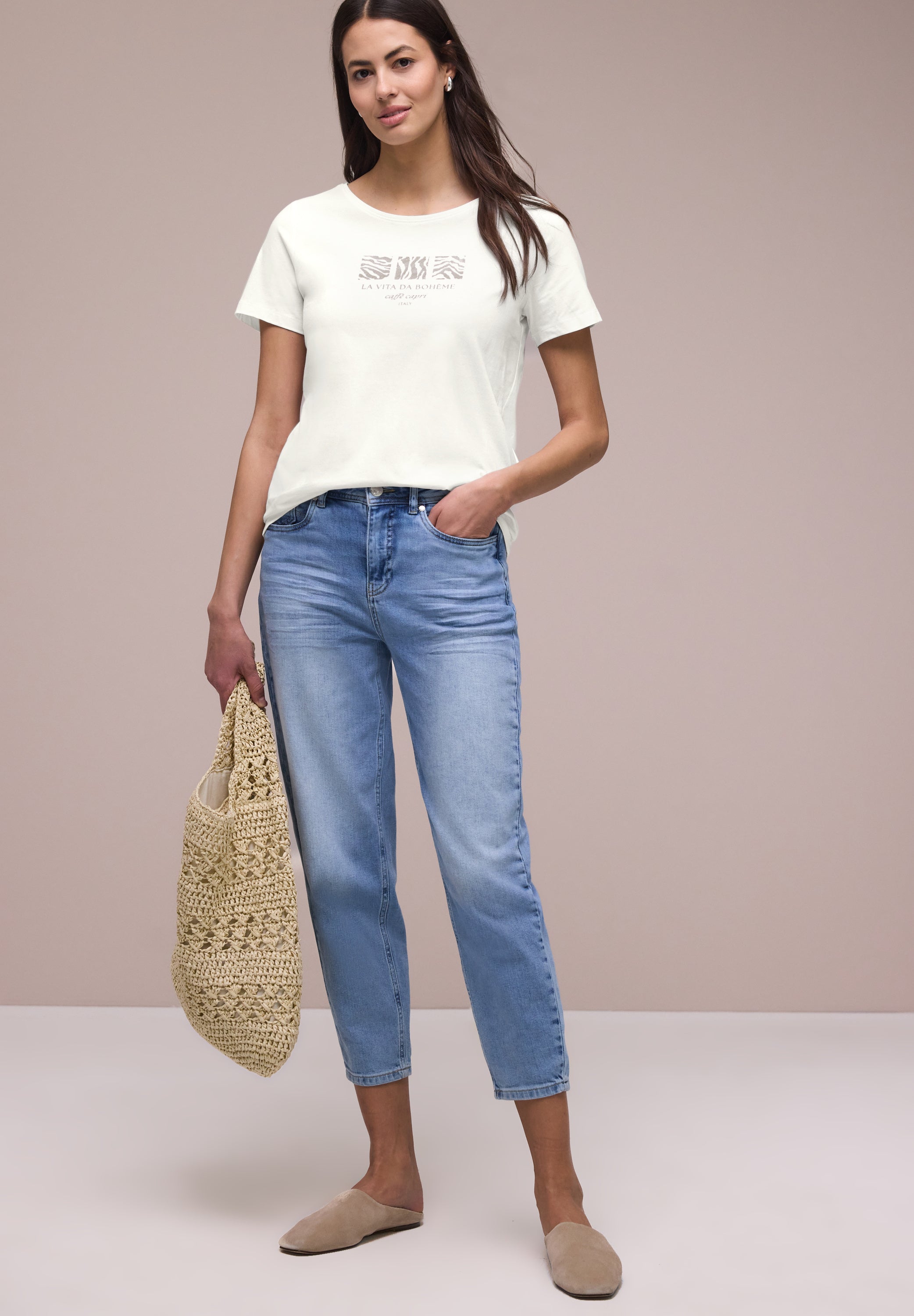 Street One Damen T-Shirts Off White