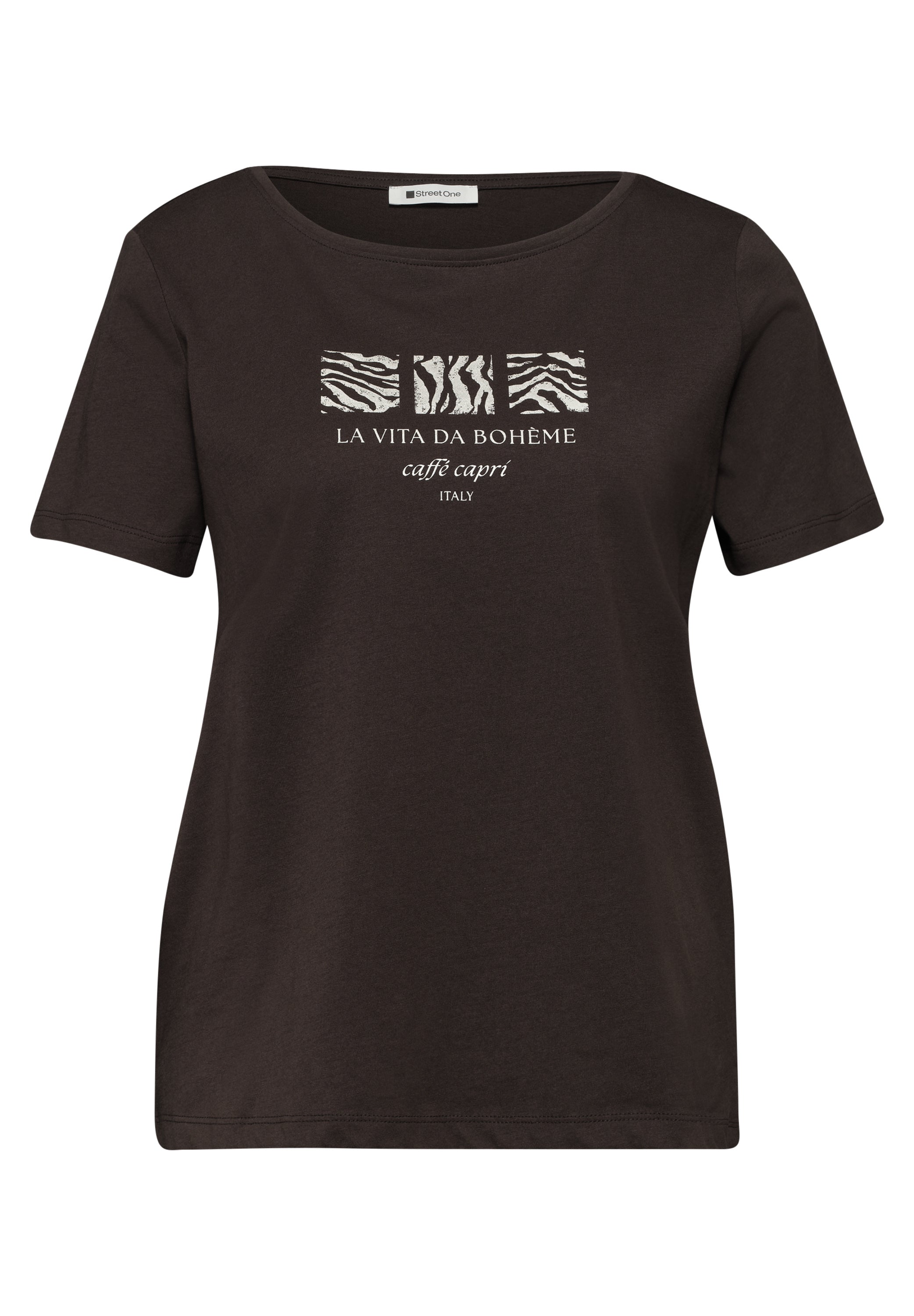 Street One Damen T-Shirts  Espresso