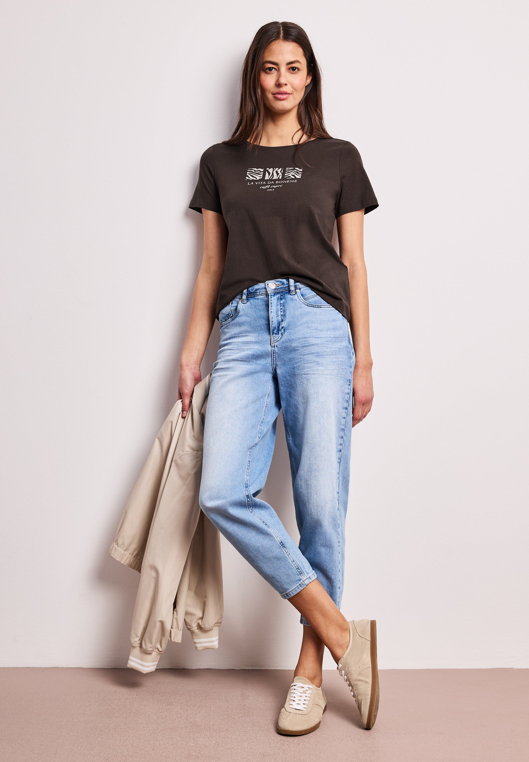 Street One Damen T-Shirts Espresso