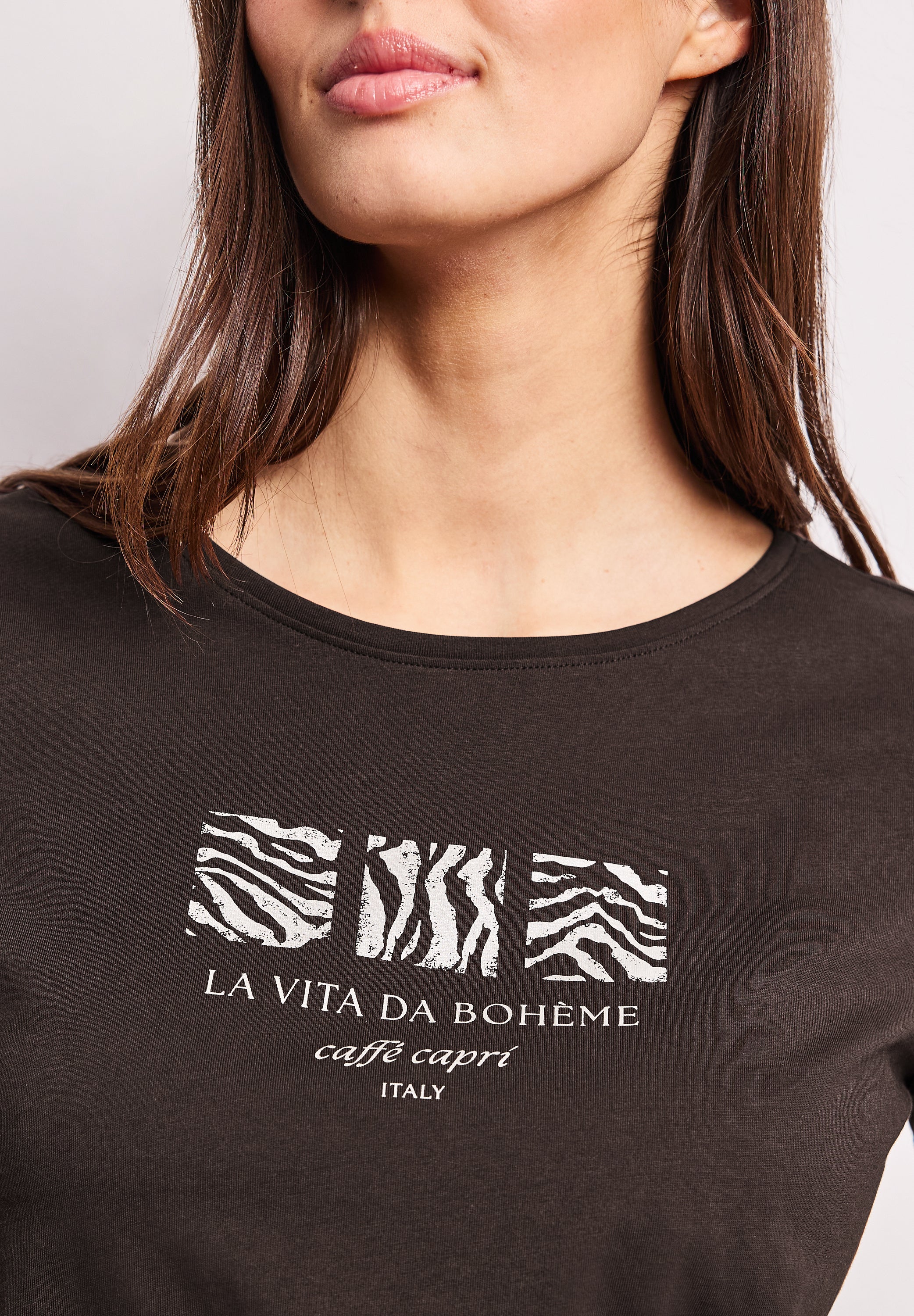 Street One Damen T-Shirts Espresso