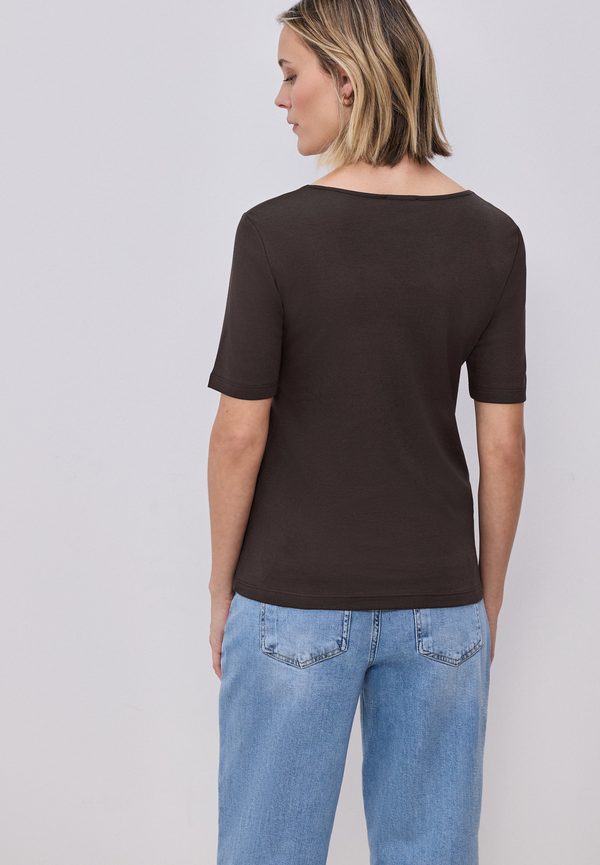 Street One Damen T-Shirts Espresso