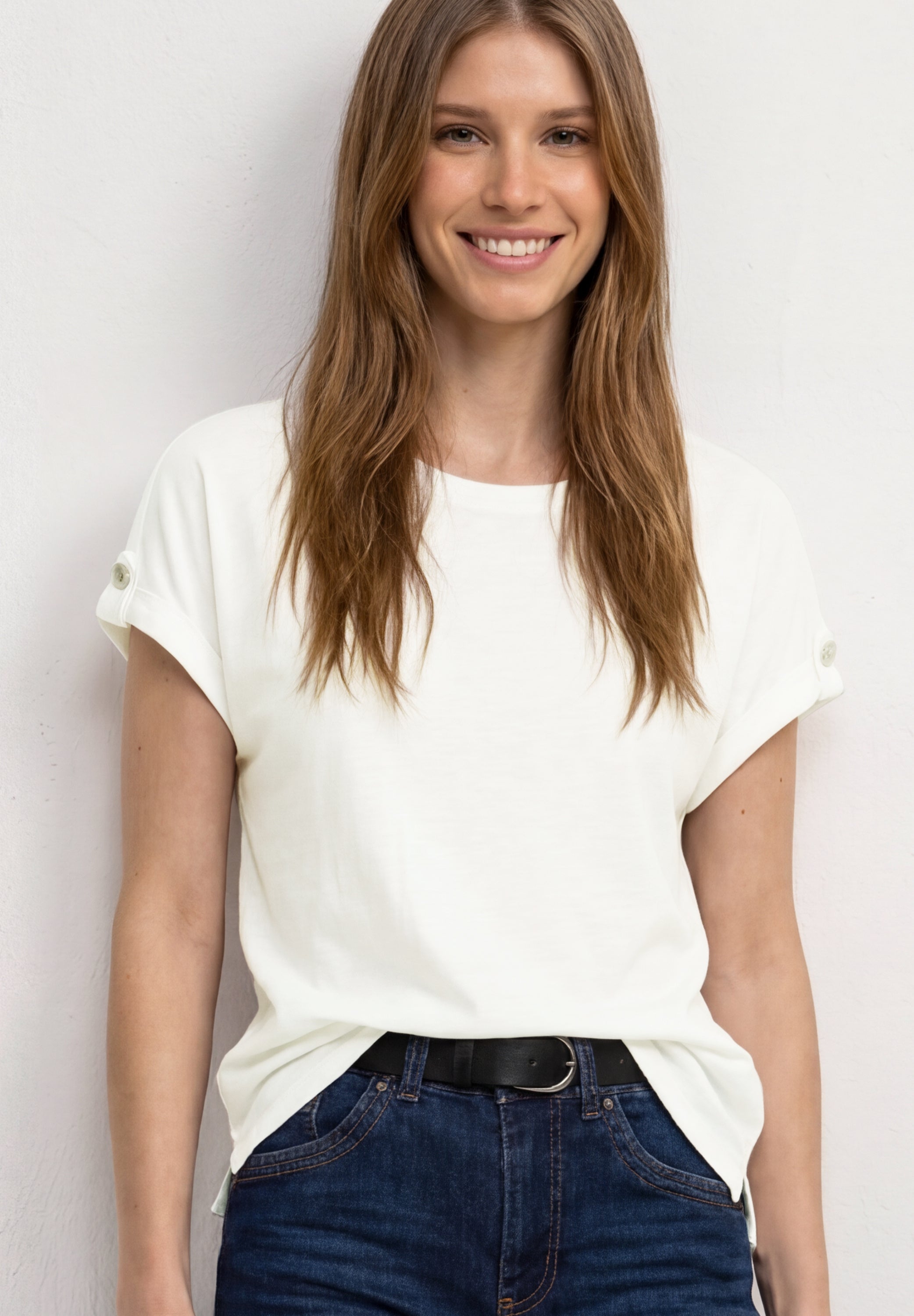 Street One Damen T-Shirts  Off White
