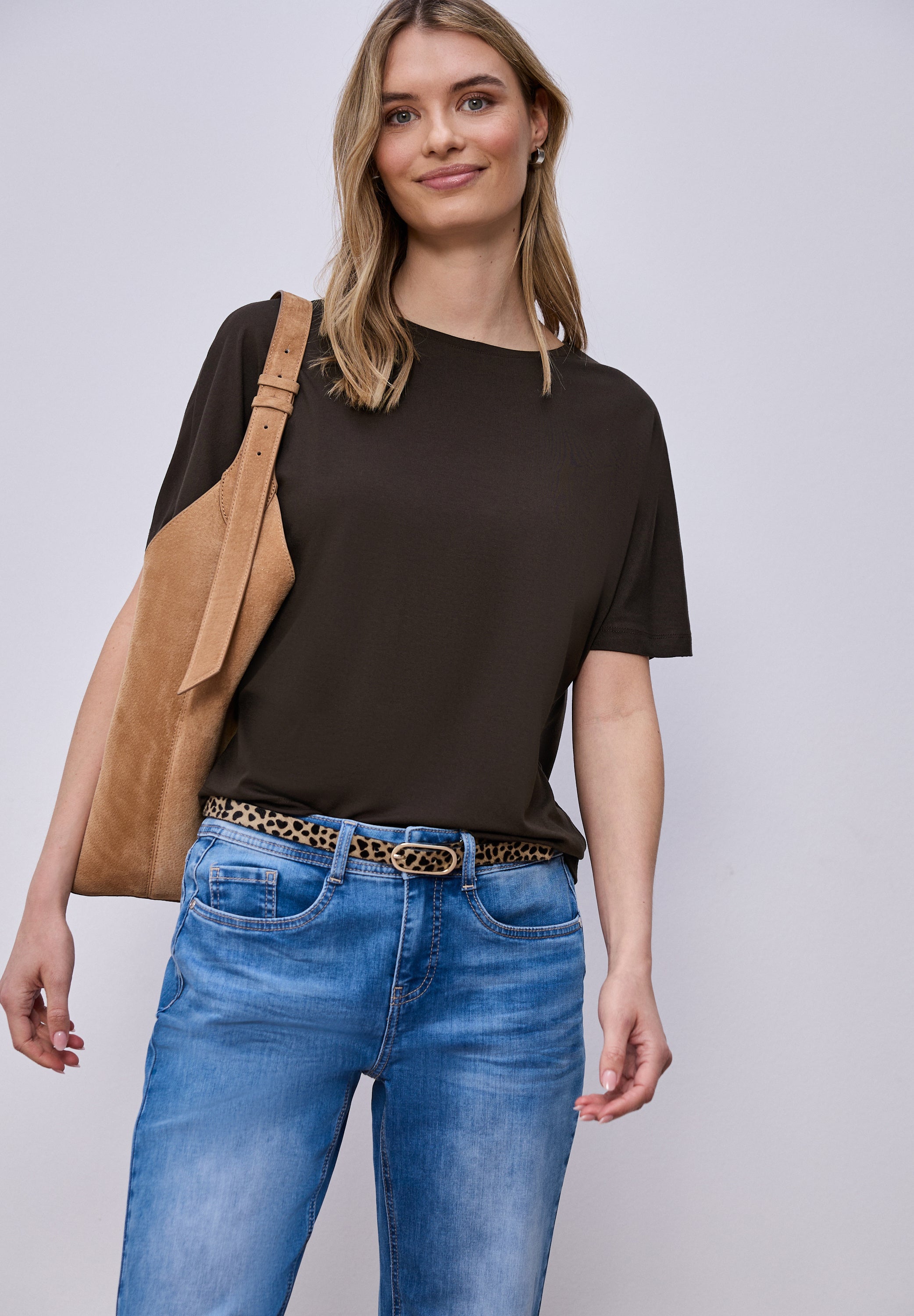 Street One Damen T-Shirts Espresso