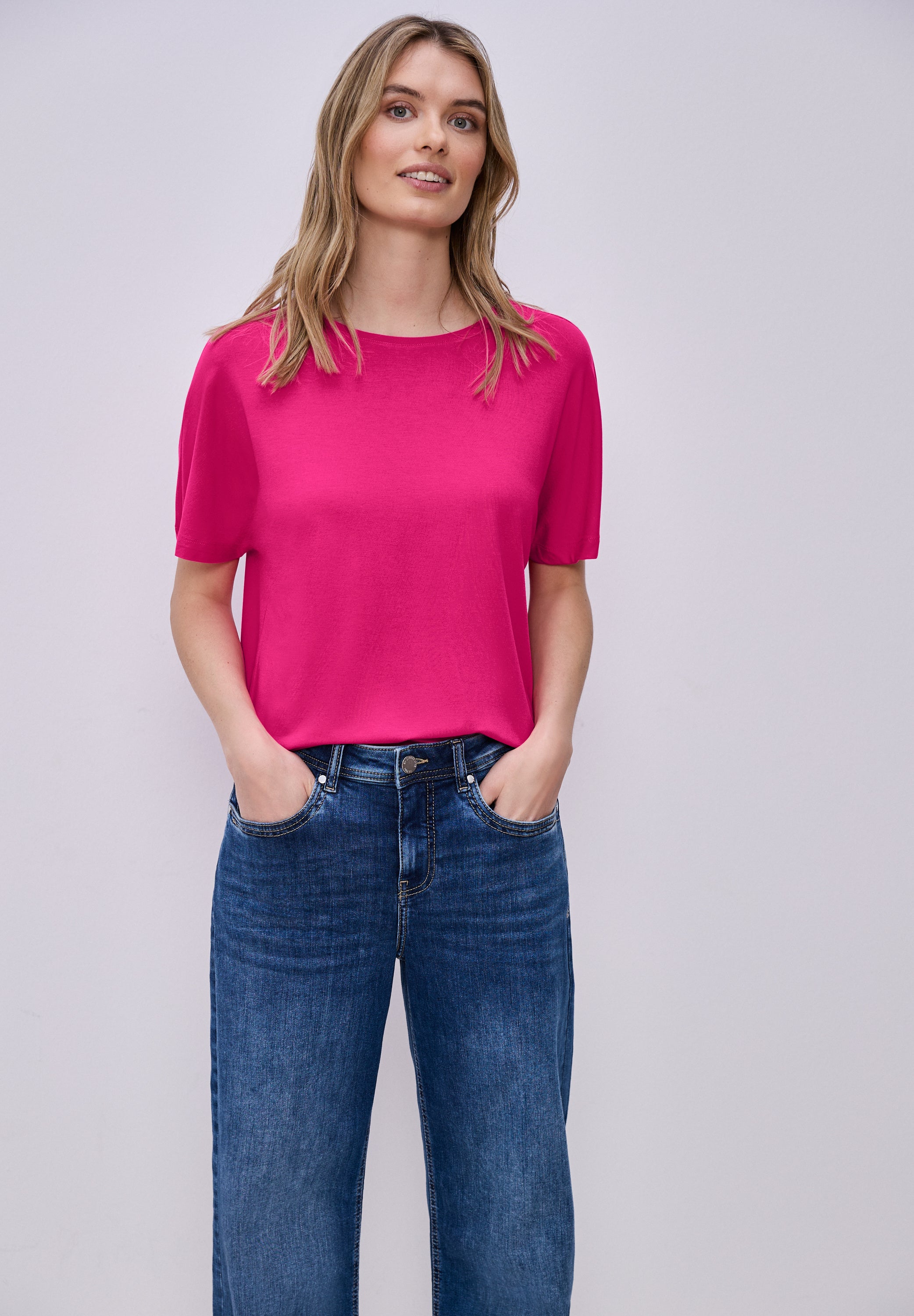 Street One Damen T-Shirts  Magenta D