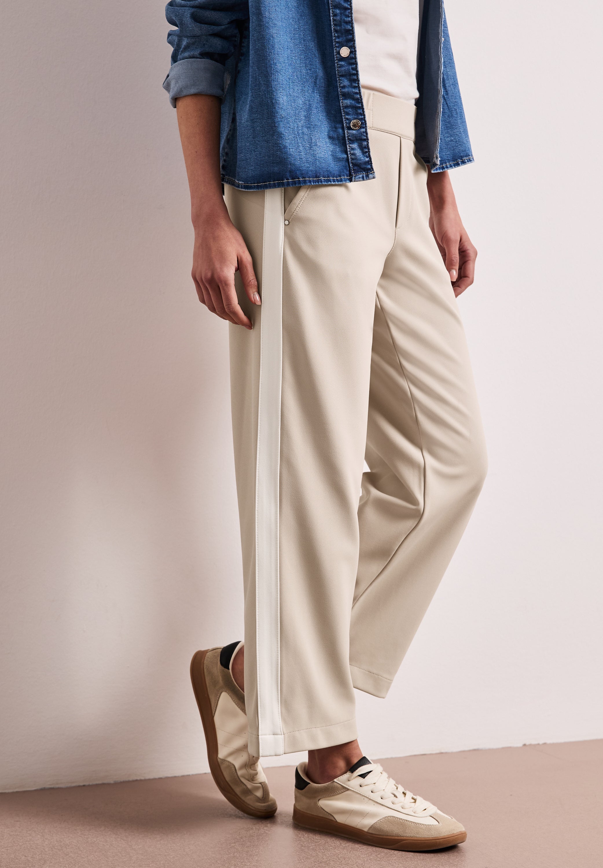 Street One Damen Hosen Clay Sand