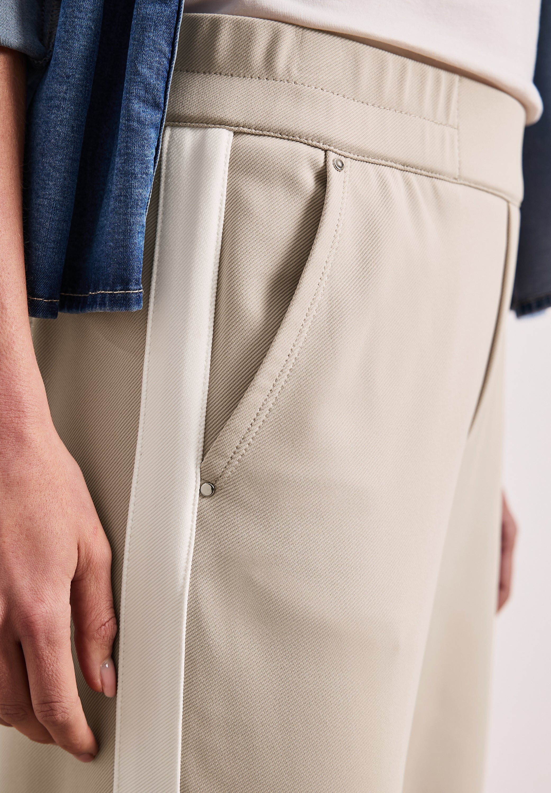 Street One Damen Hosen  Clay Sand