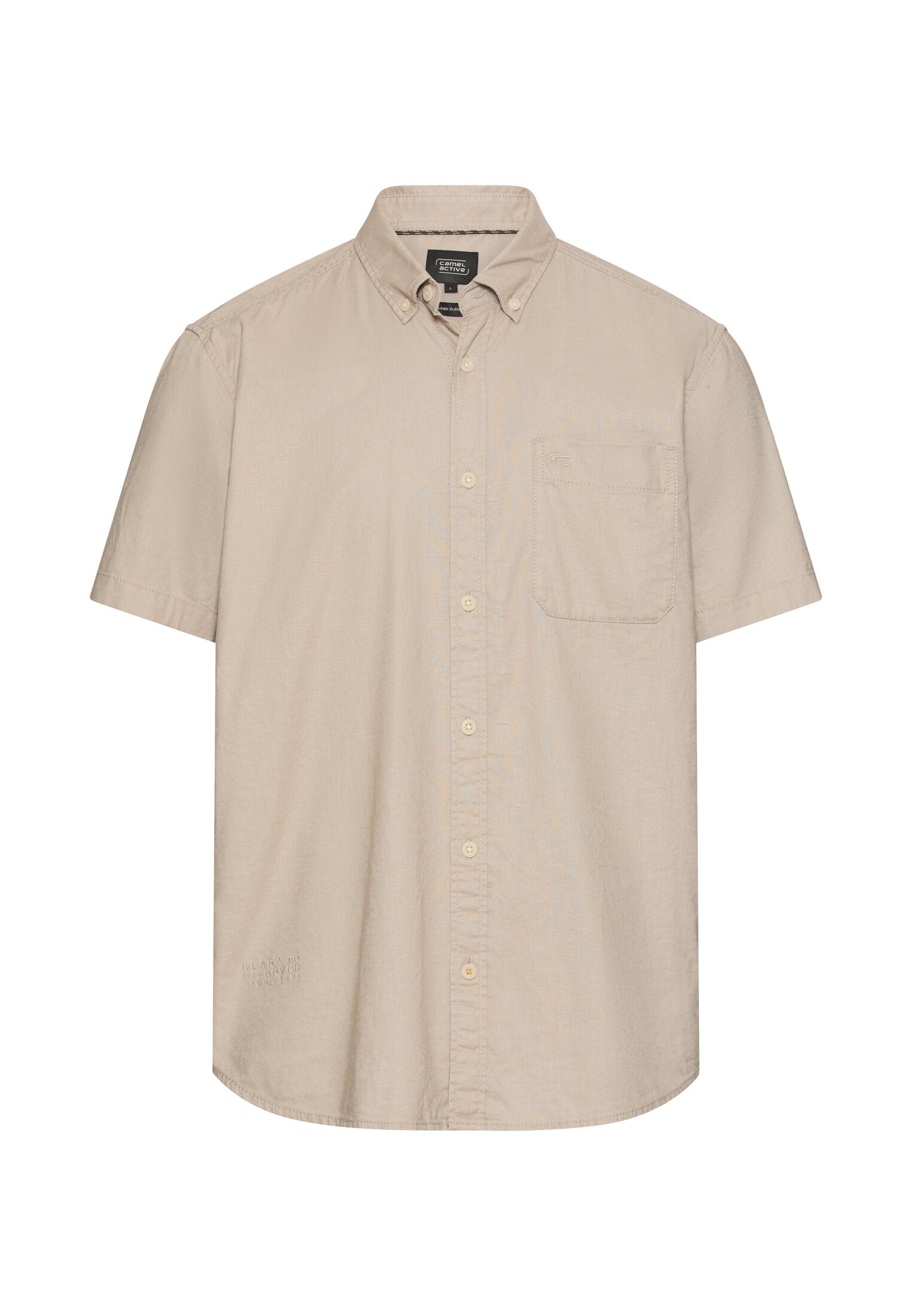 Camel active Herren Hemden kurz  Light Beige