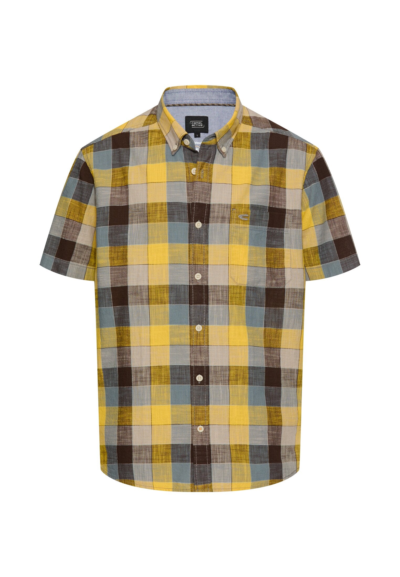 Camel active Herren Hemden kurz  Sun Yellow