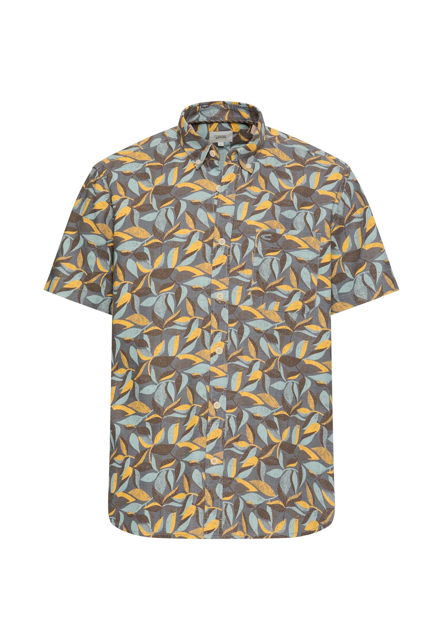 Camel active Herren Hemden kurz  Sun Yellow