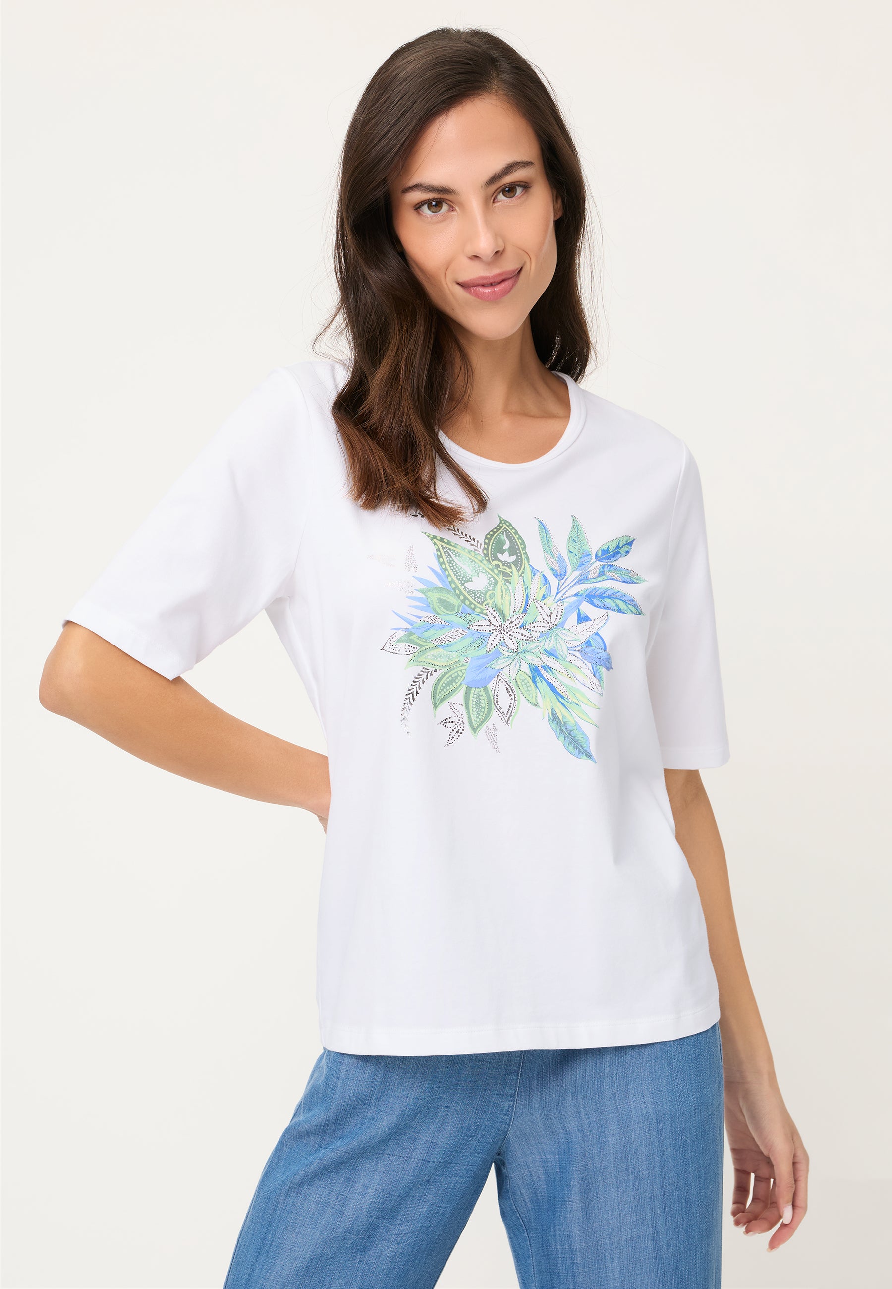 Olsen Damen T-Shirts White