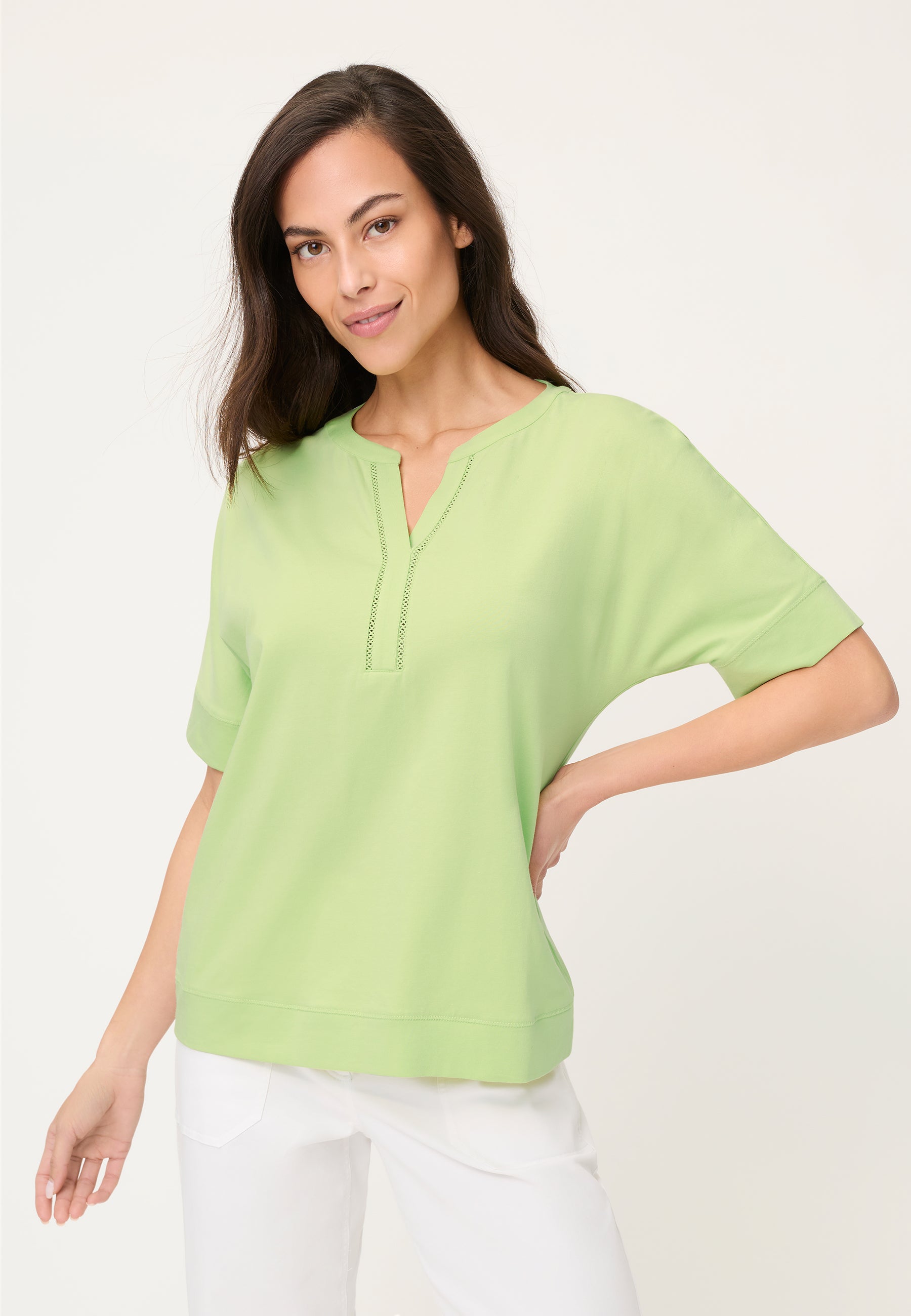 Olsen Damen T-Shirts  Lime Yell