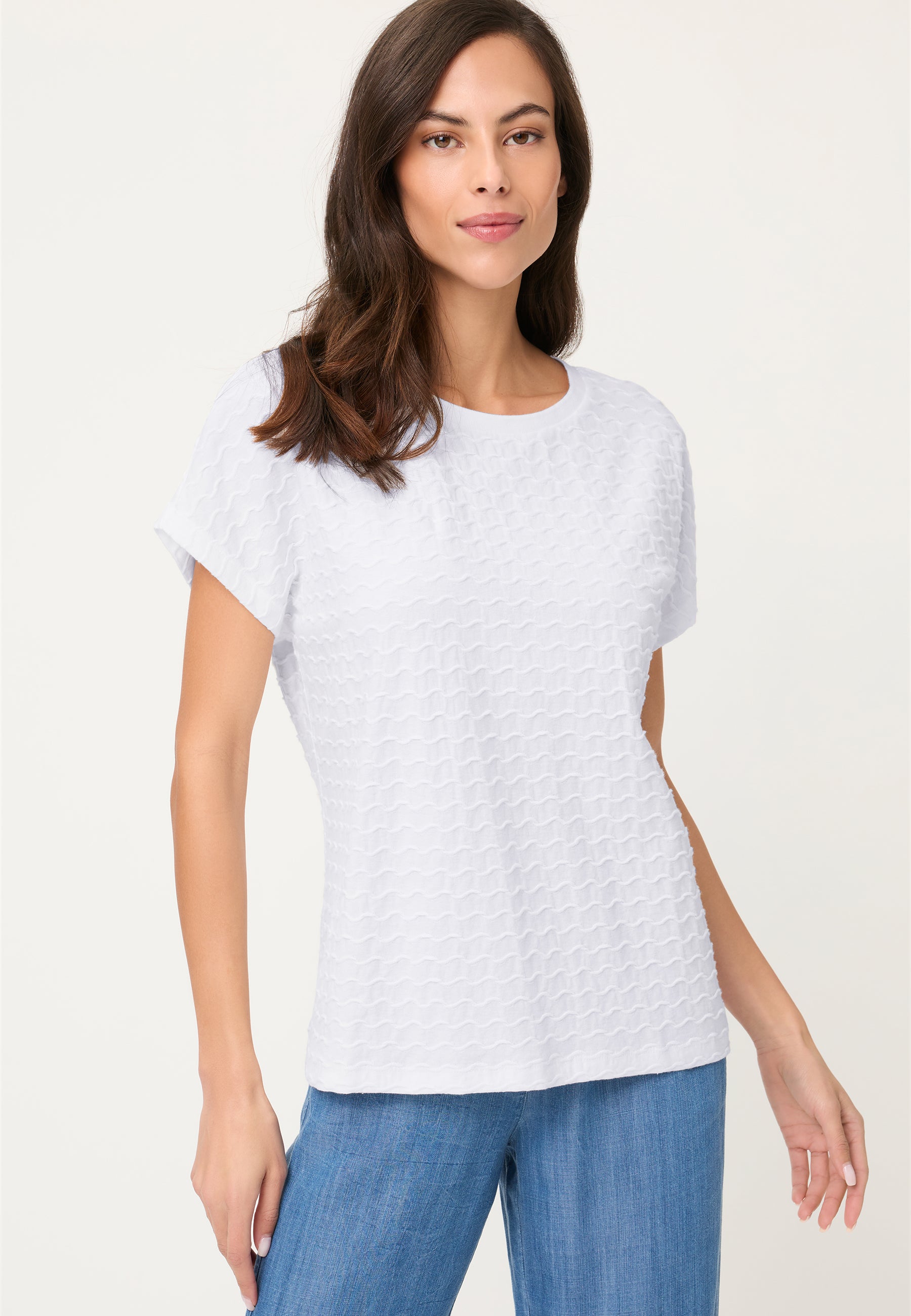 Olsen Damen T-Shirts White
