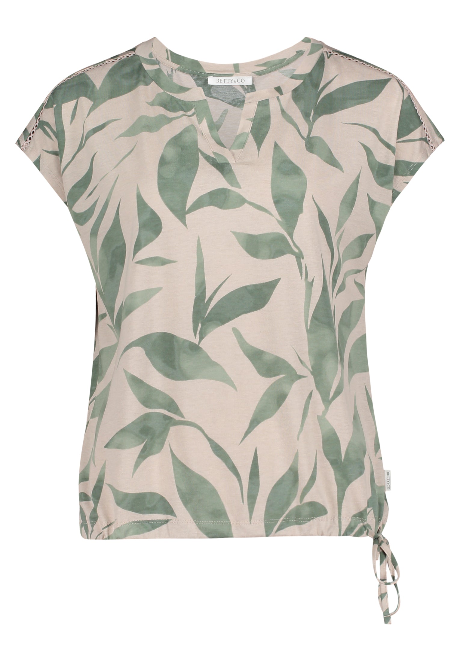Betty & Co Damen T-Shirts Nature/Green