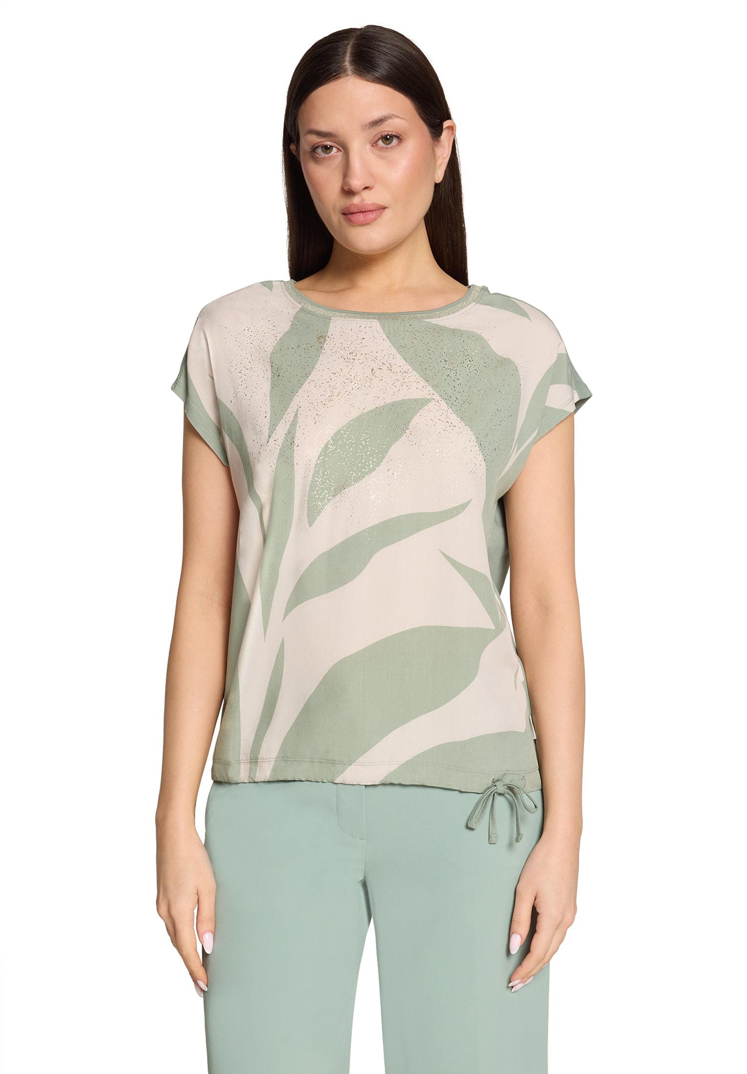 Betty & Co Damen T-Shirts Nature/Green