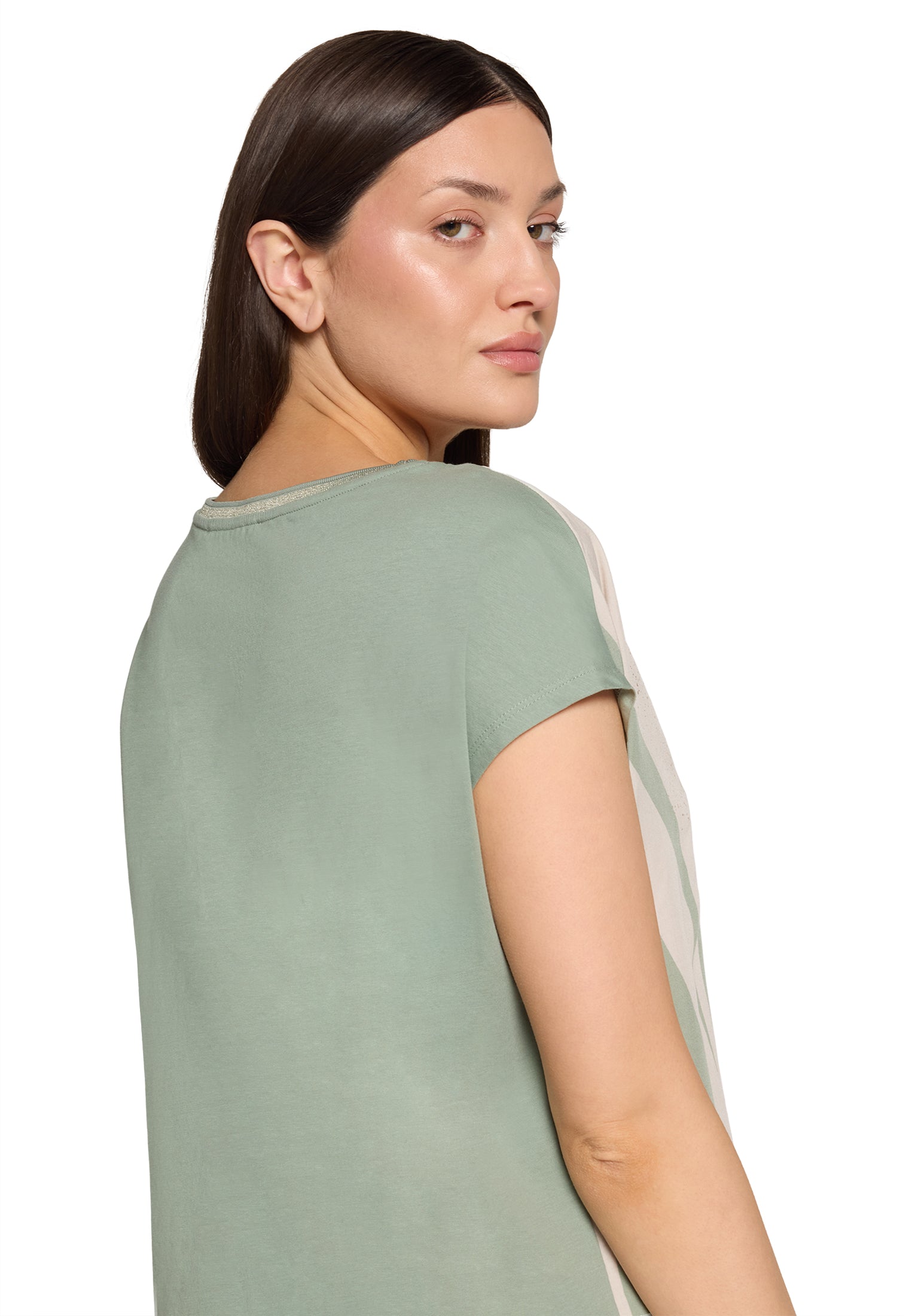 Betty & Co Damen T-Shirts Nature/Green