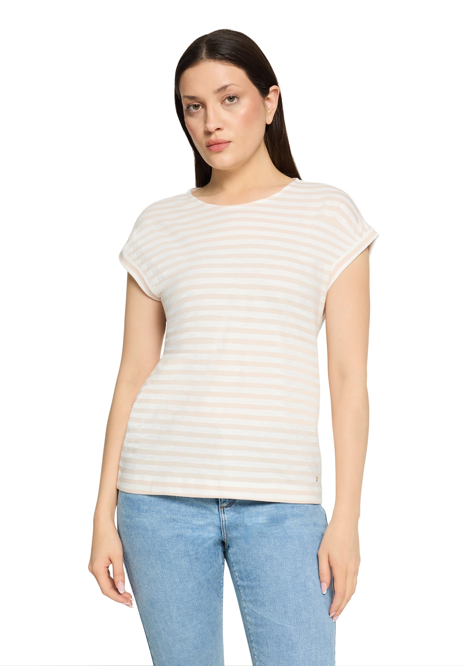 Betty & Co Damen T-Shirts Cream/Nature