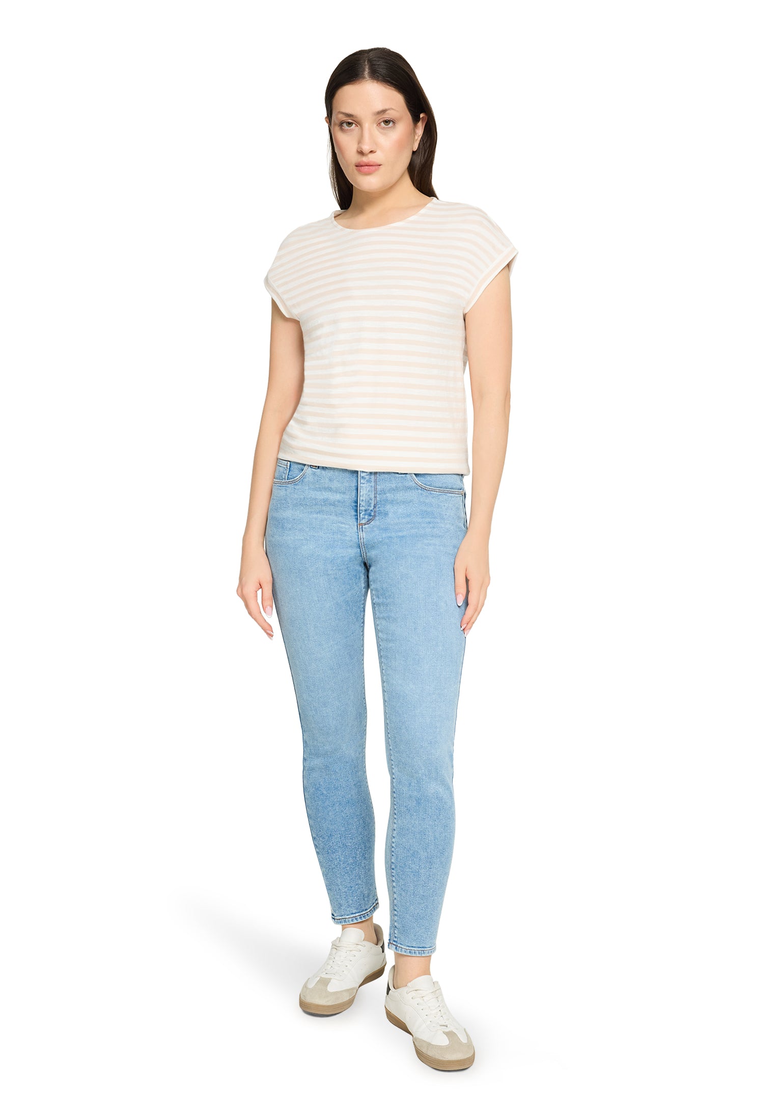 Betty & Co Damen T-Shirts Cream/Nature
