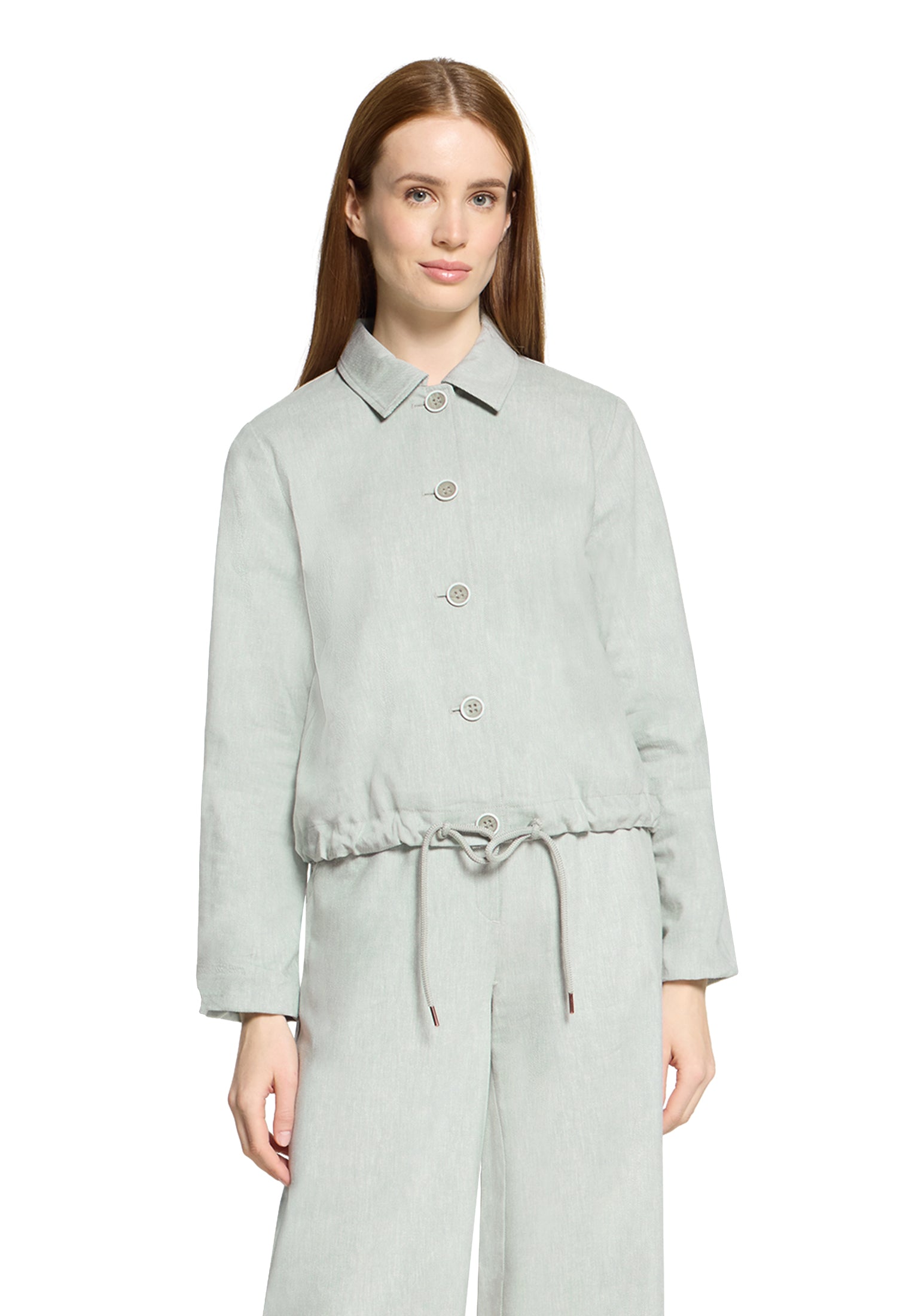 Betty & Co Damen Blazer Green/Cream