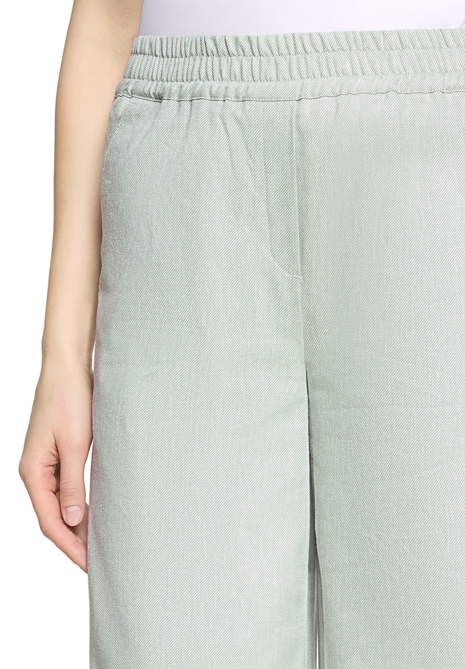 Betty & Co Damen Hosen Green/Cream