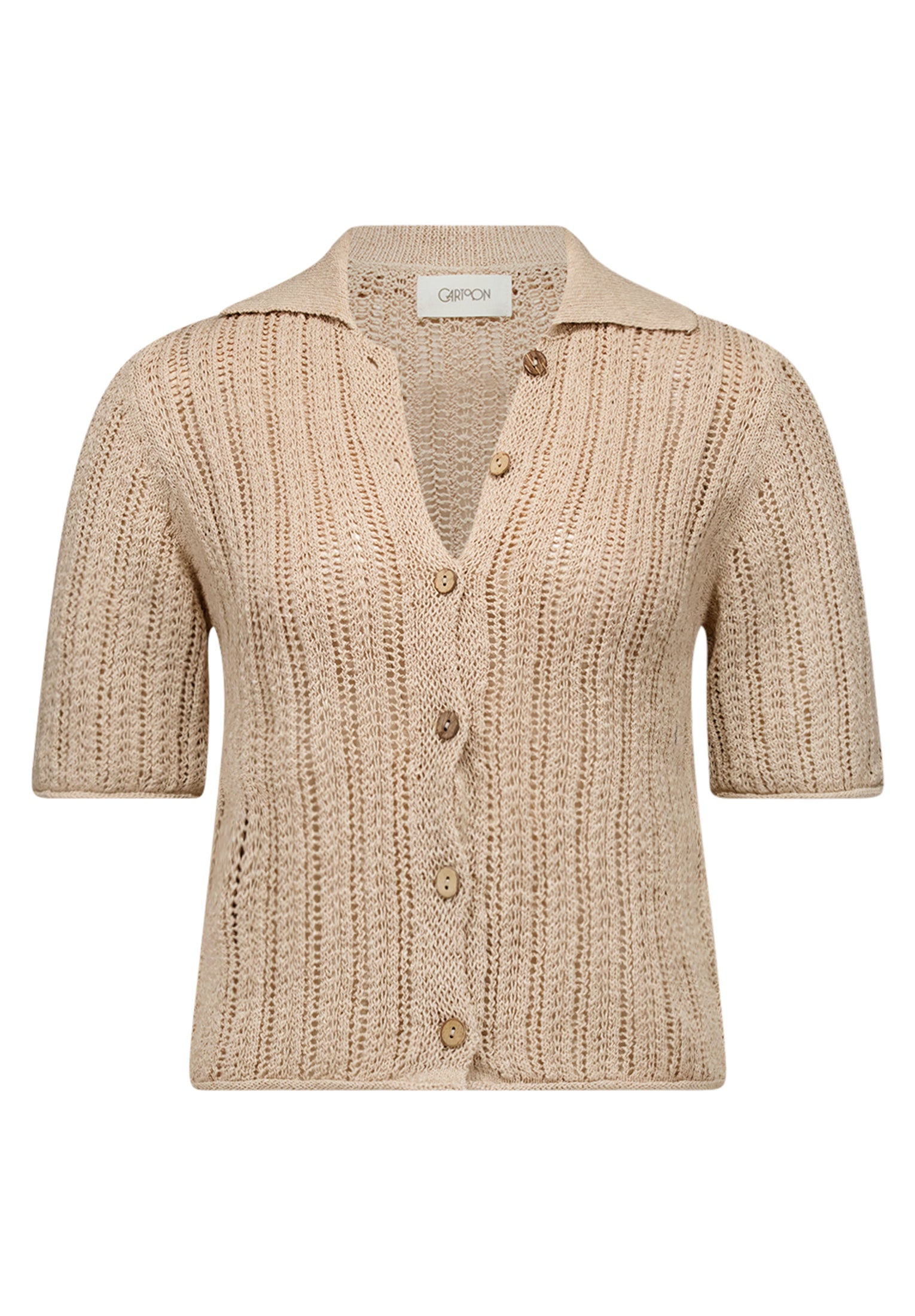 Cartoon Damen Strickjacken Pearl Vanila