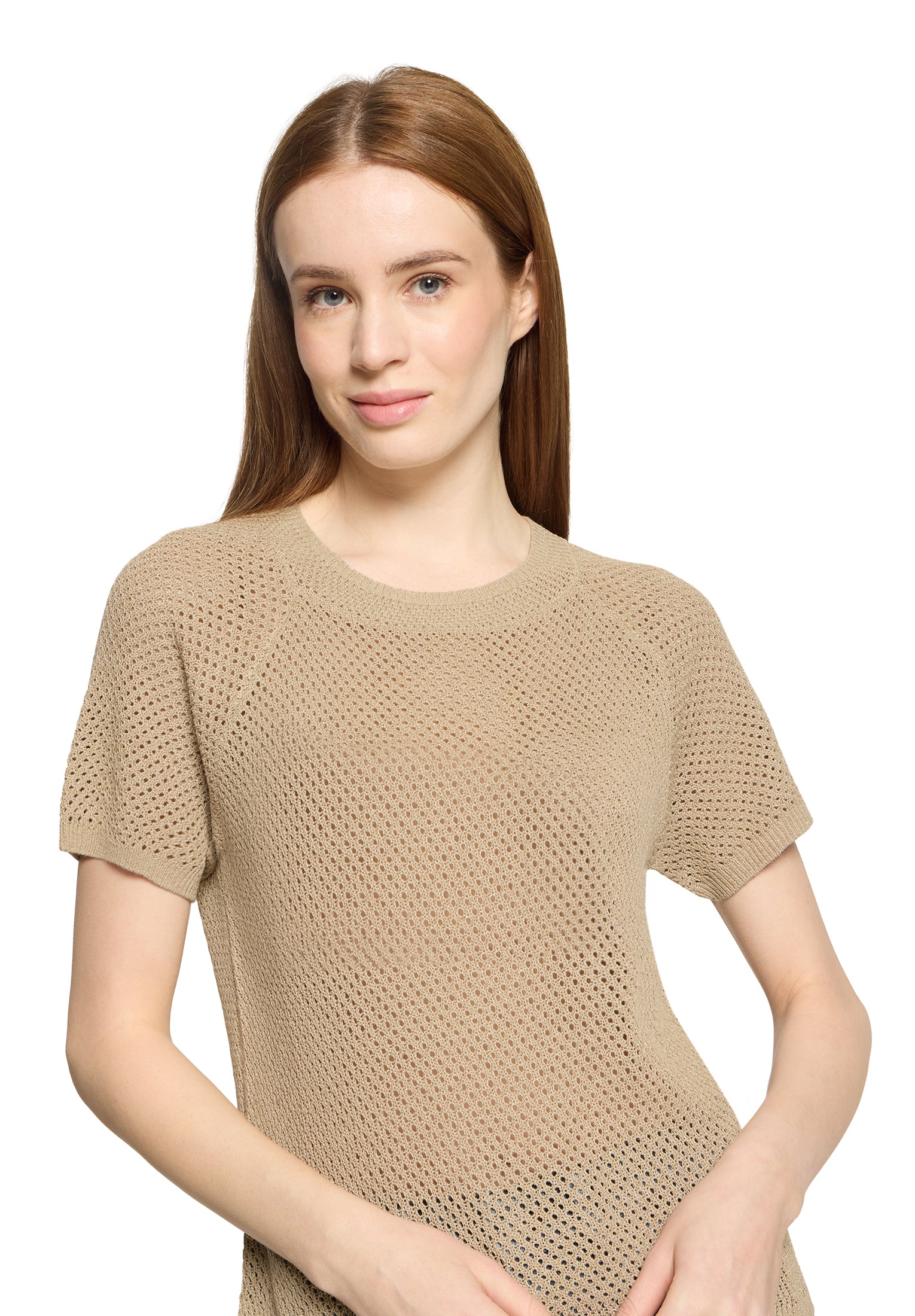 Cartoon Damen Pullover Beige/Gold