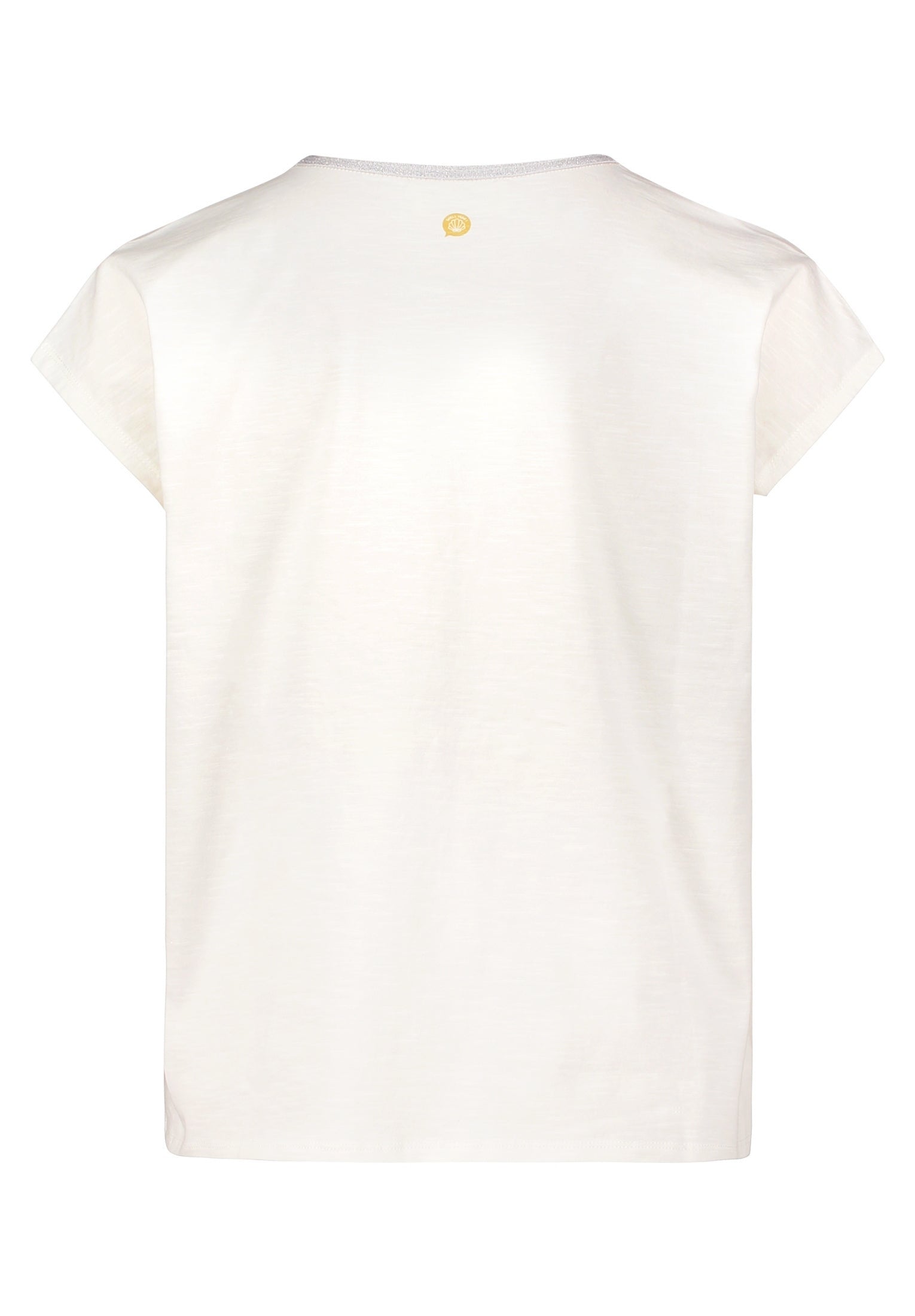 Cartoon Damen T-Shirts Patch Cream/Gol
