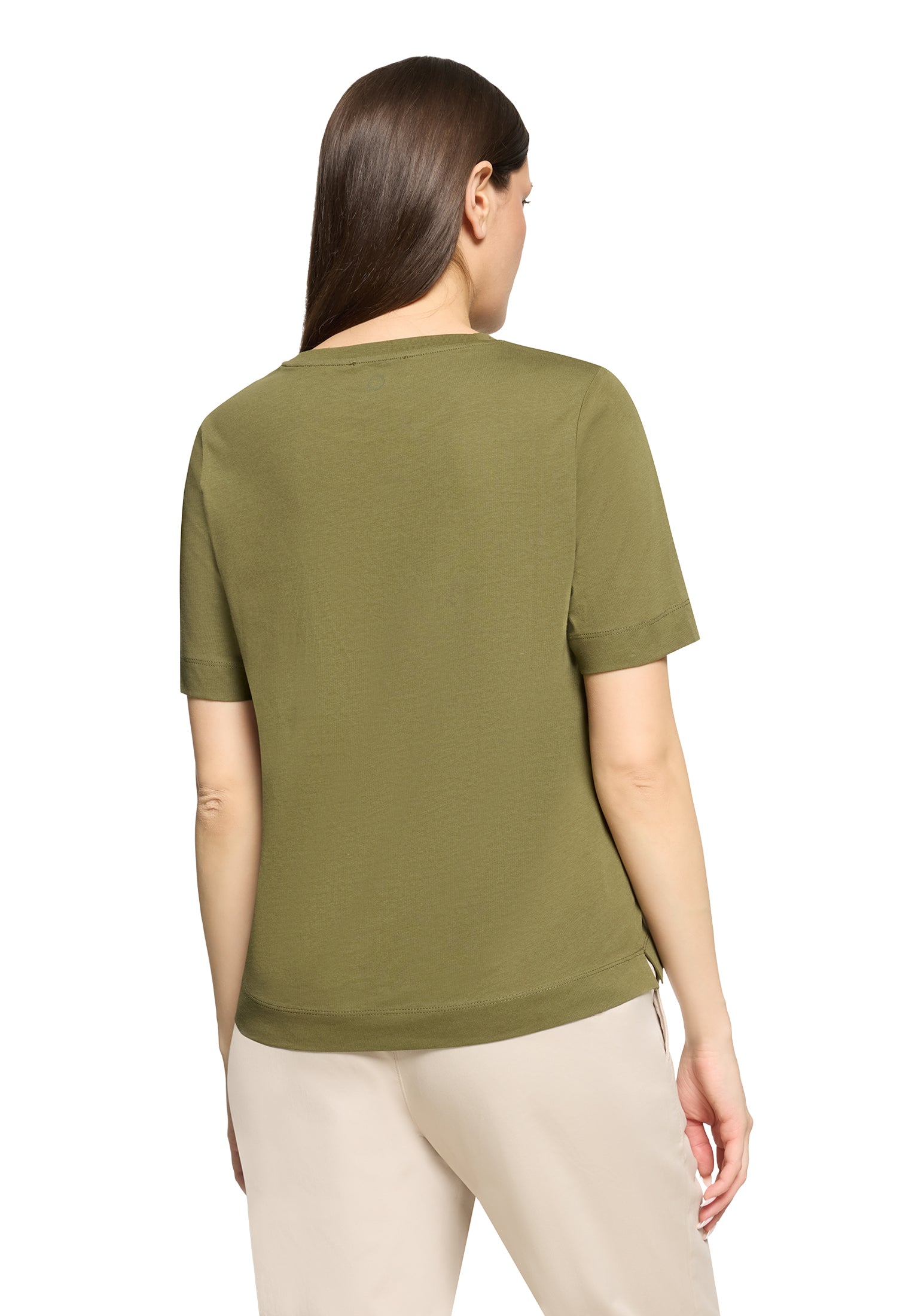 Cartoon Damen T-Shirts Patch Khaki/Kha