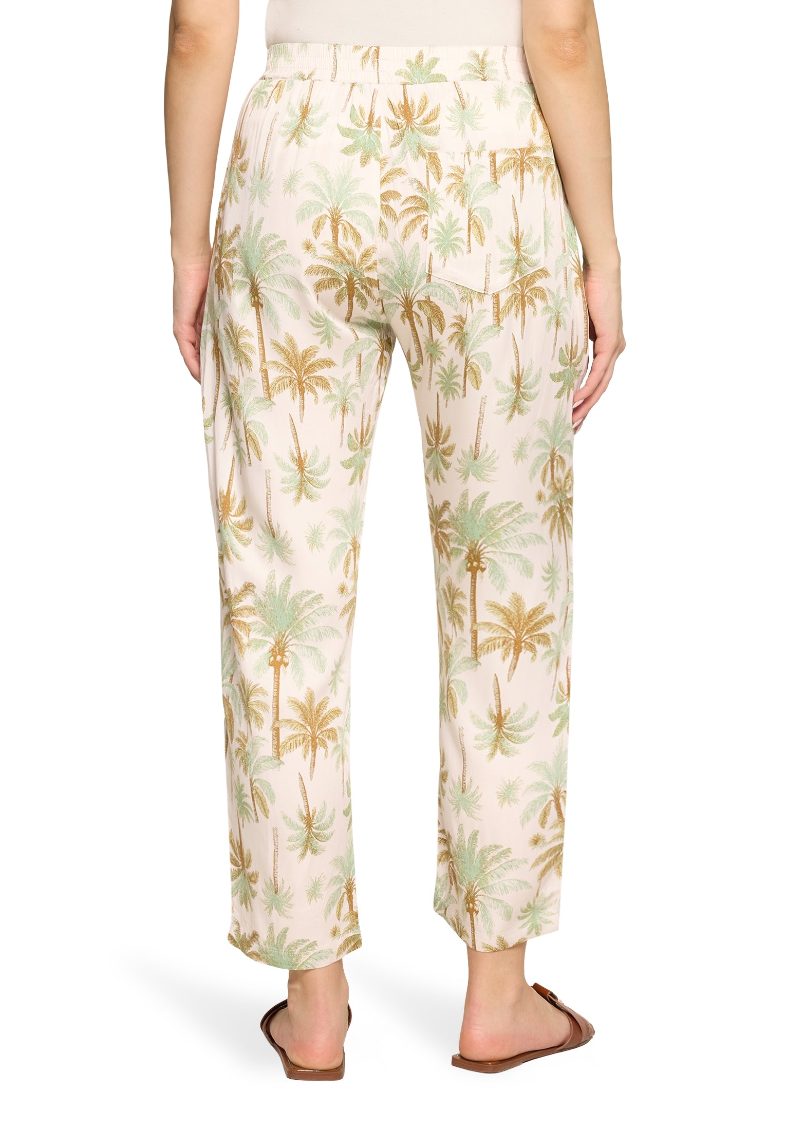 Cartoon Damen Hosen Nature/Green