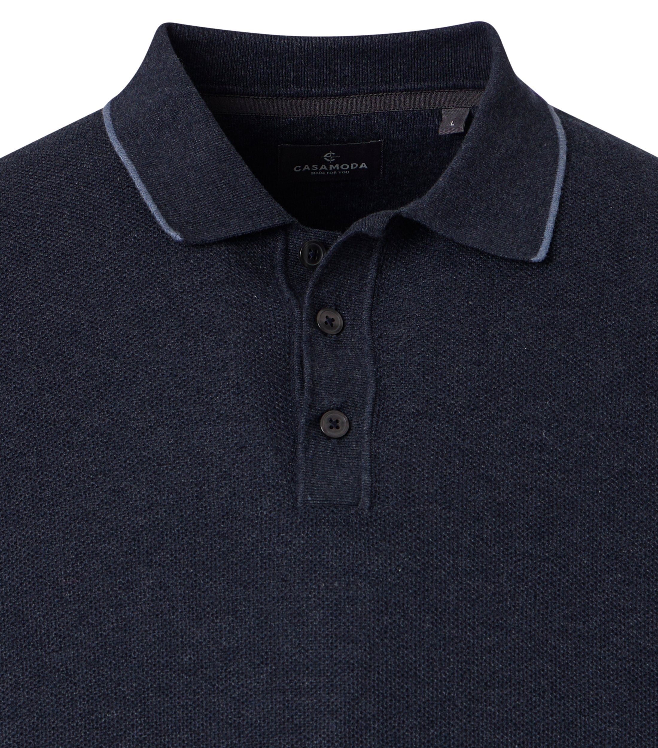 Casa Moda Herren Polo-Shirts  Blau