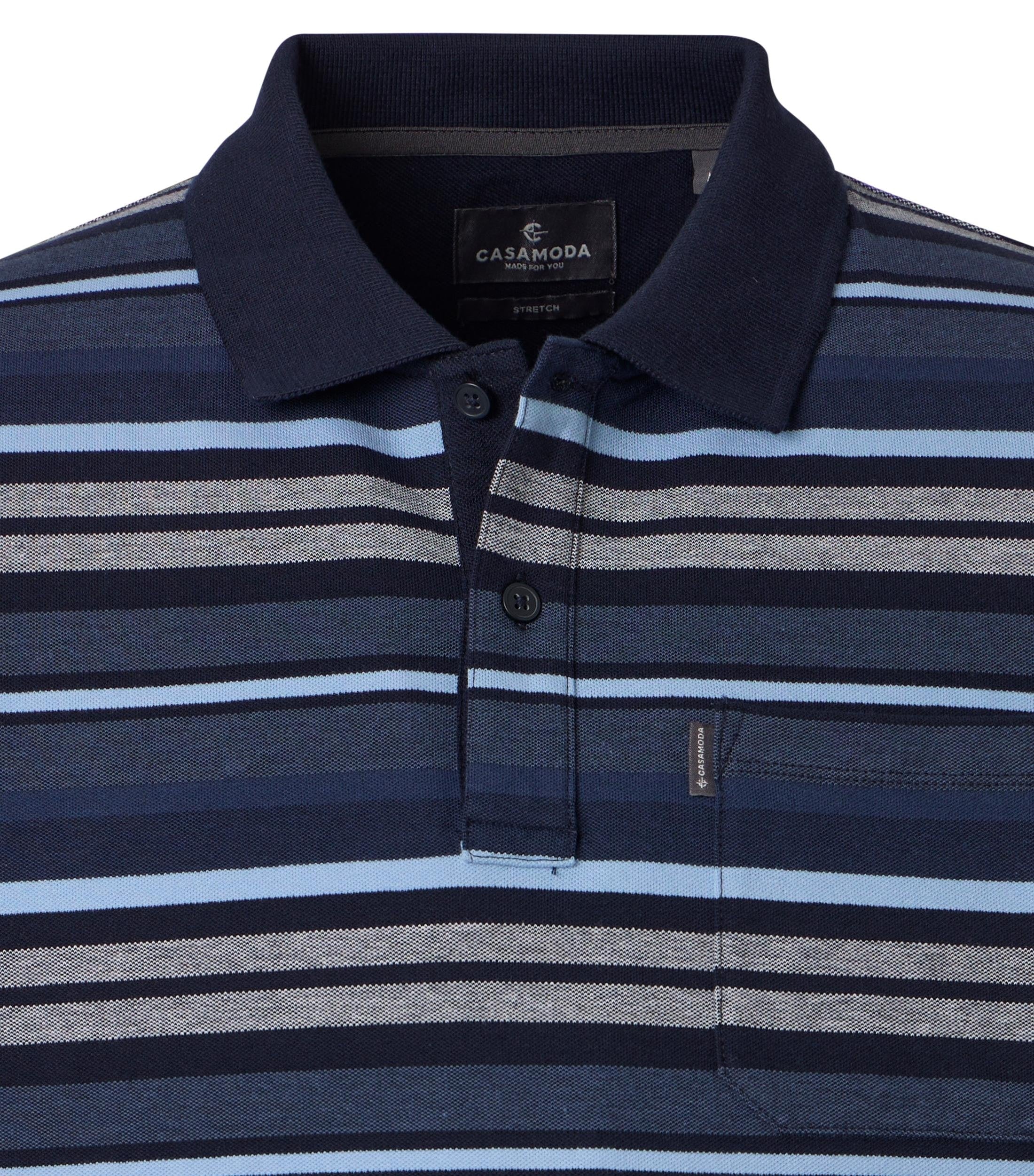 Casa Moda Herren Polo-Shirts  Blau