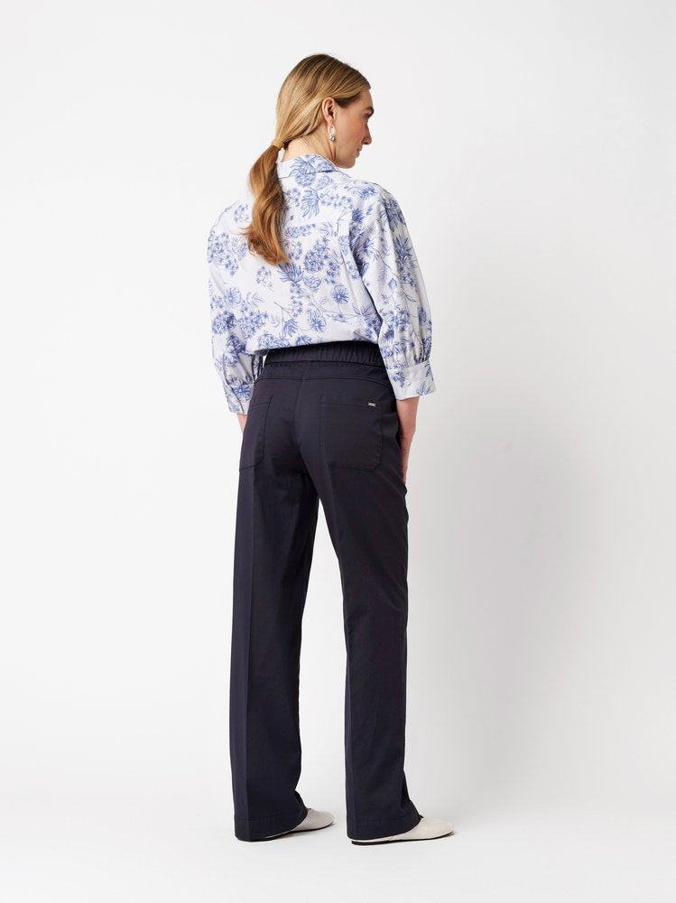 Toni Dress Damen Hosen Dark Blue