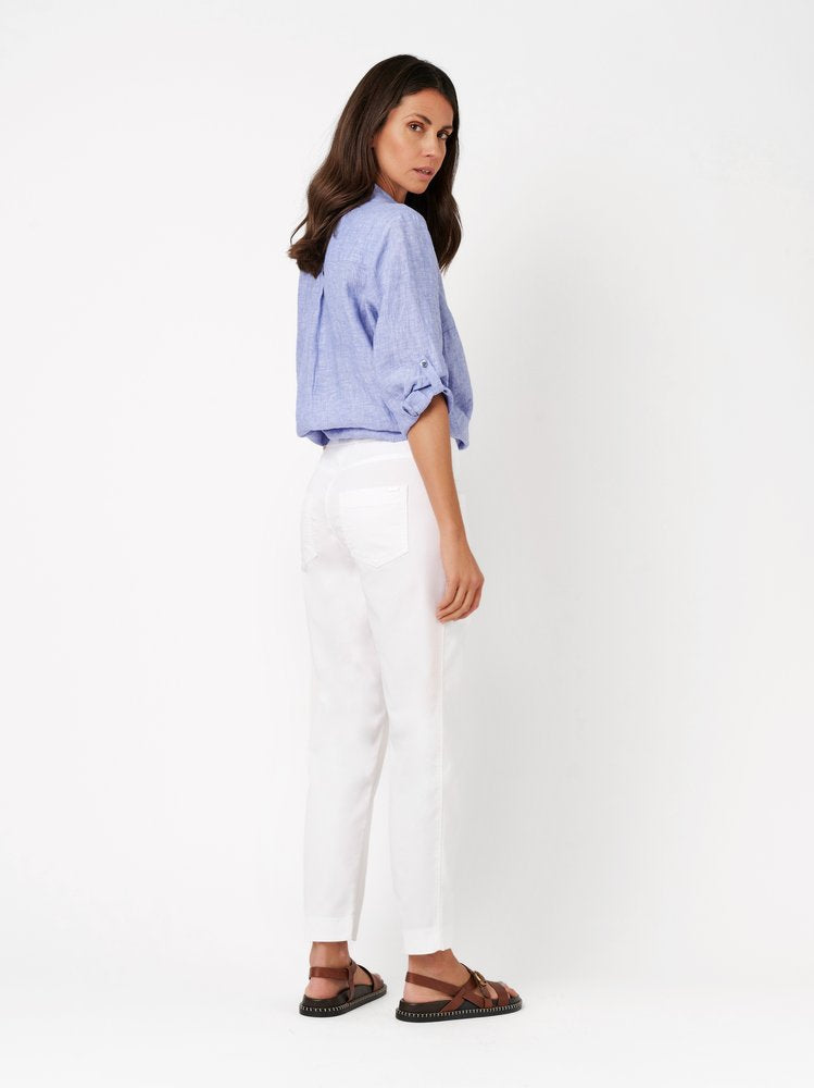 Toni Dress Damen Hosen White