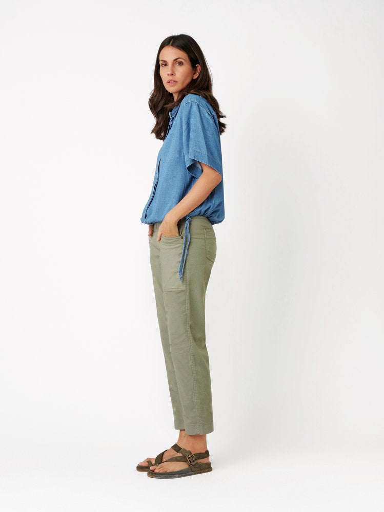 Toni Dress Damen Hosen Light Khaki