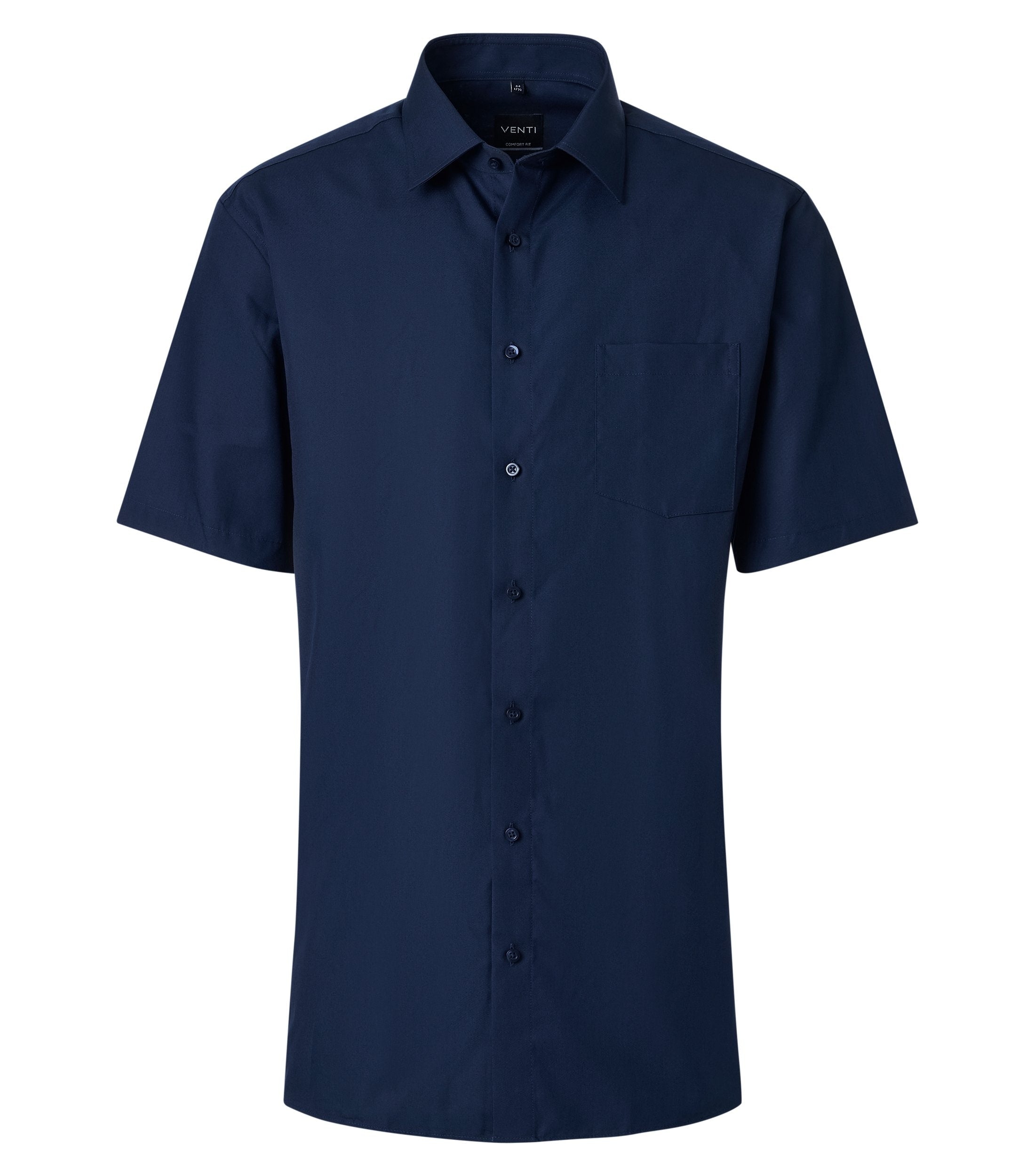 Venti Herren Hemden kurz   Blau